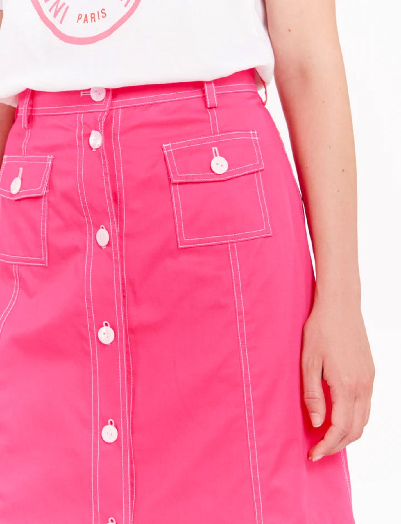 Rachele falda rosa