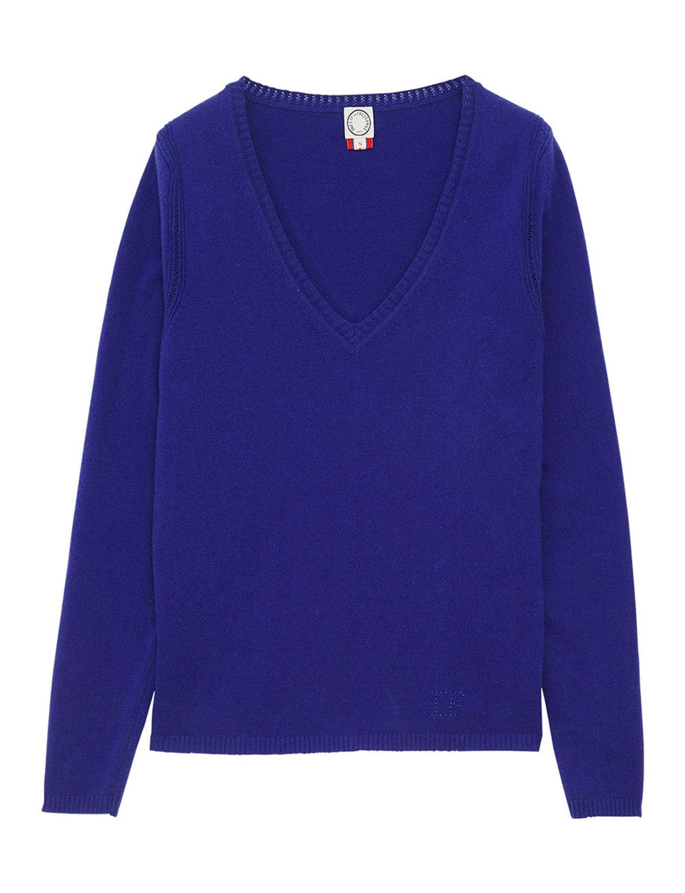 Maglia Morgane di lana e cachemira blu