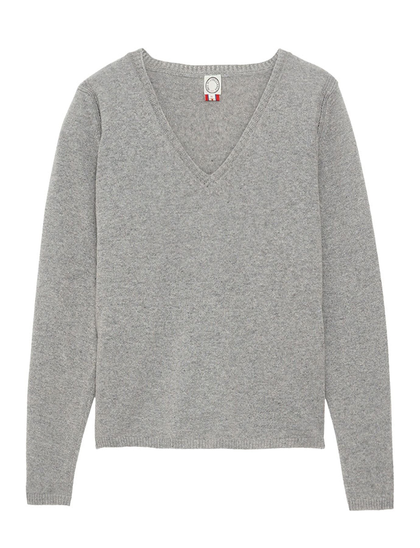Maglia Morgane in lana e cashmere grigio