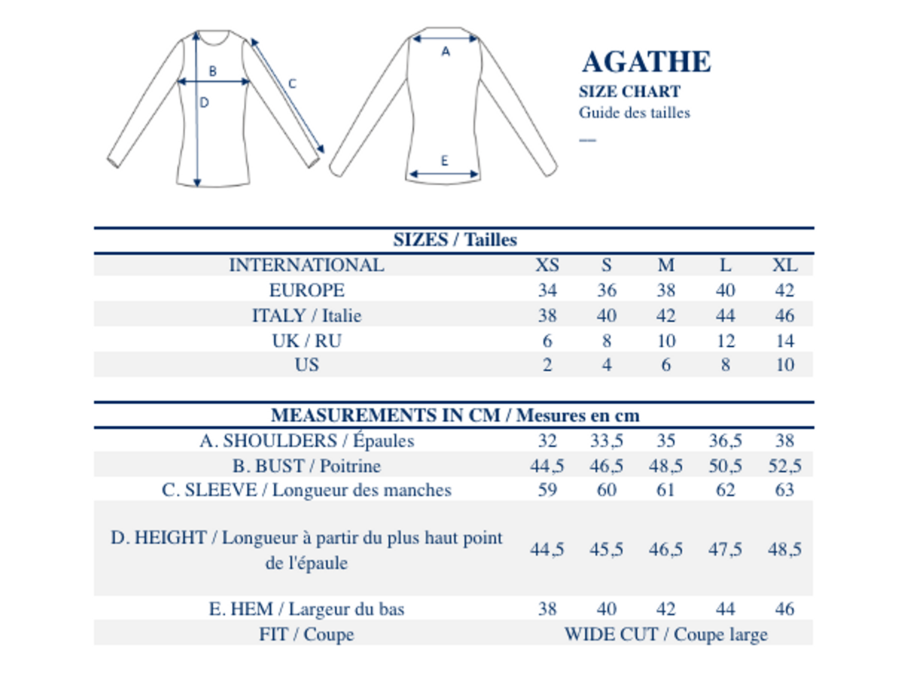 Maglia Agathe crudo