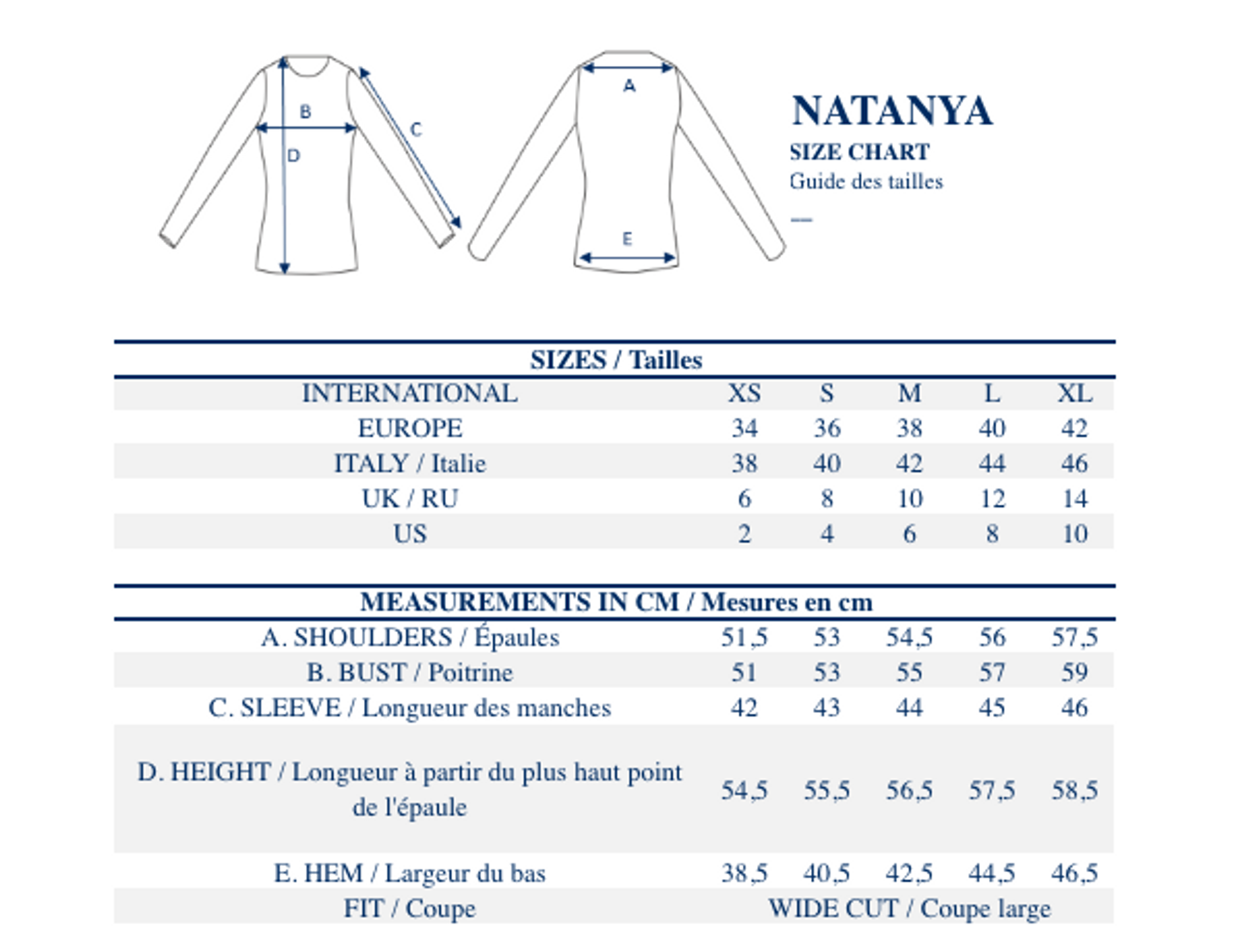 Maglia cruda Natanya