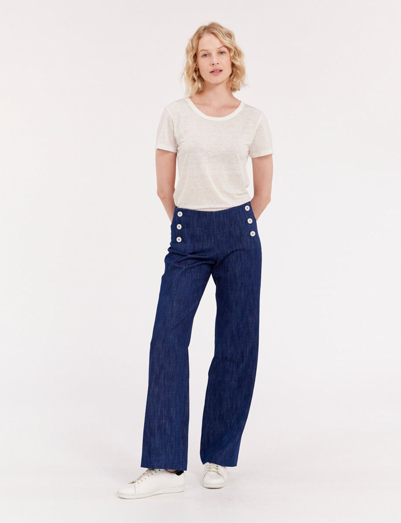 Gabriel blue trousers