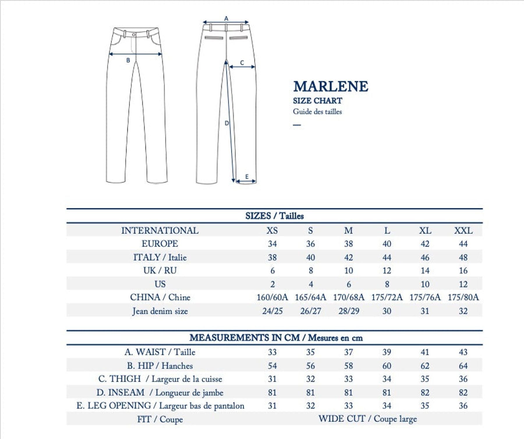 Pantalone Marlène de lino frambuesa