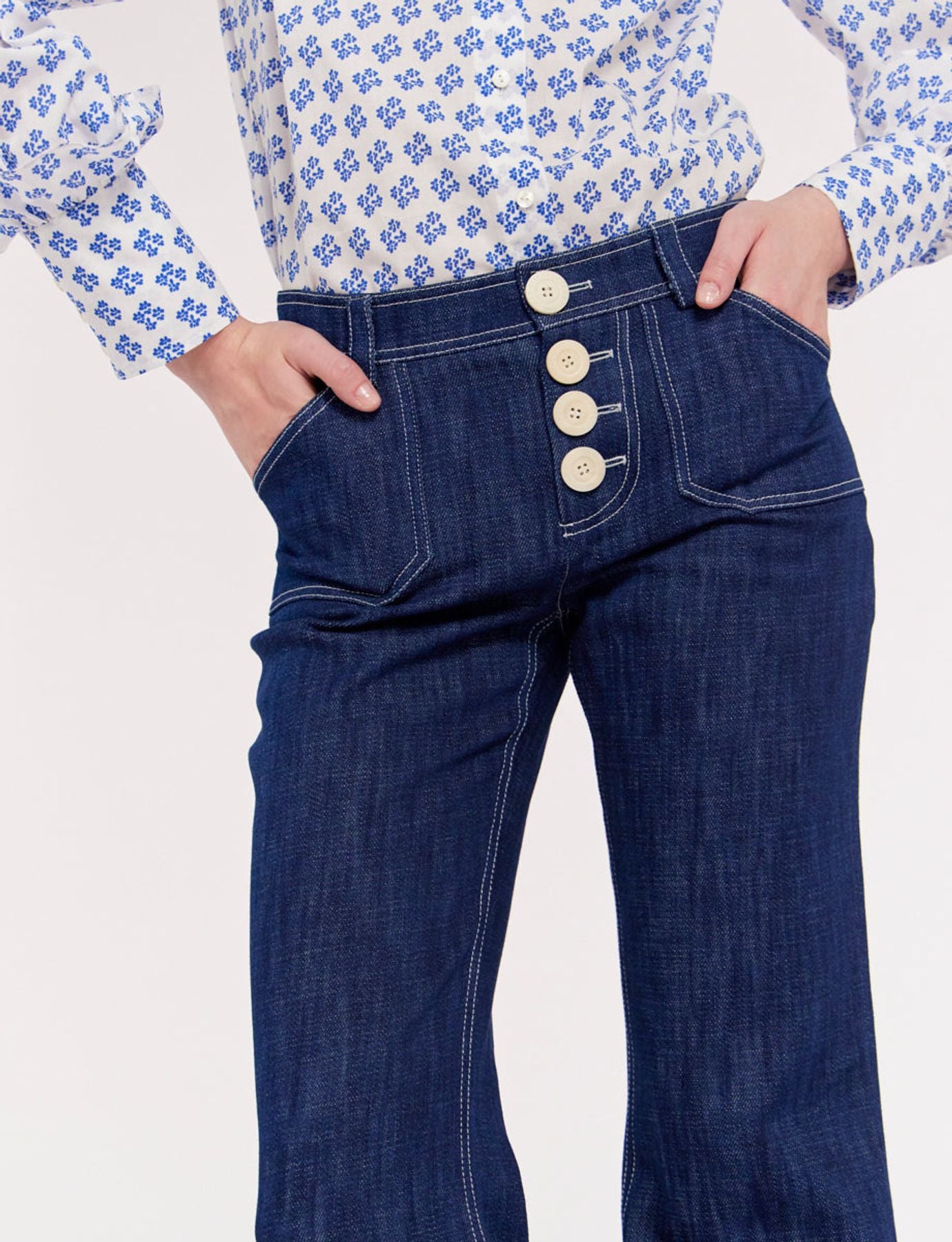 Pantalone blu Charlotte