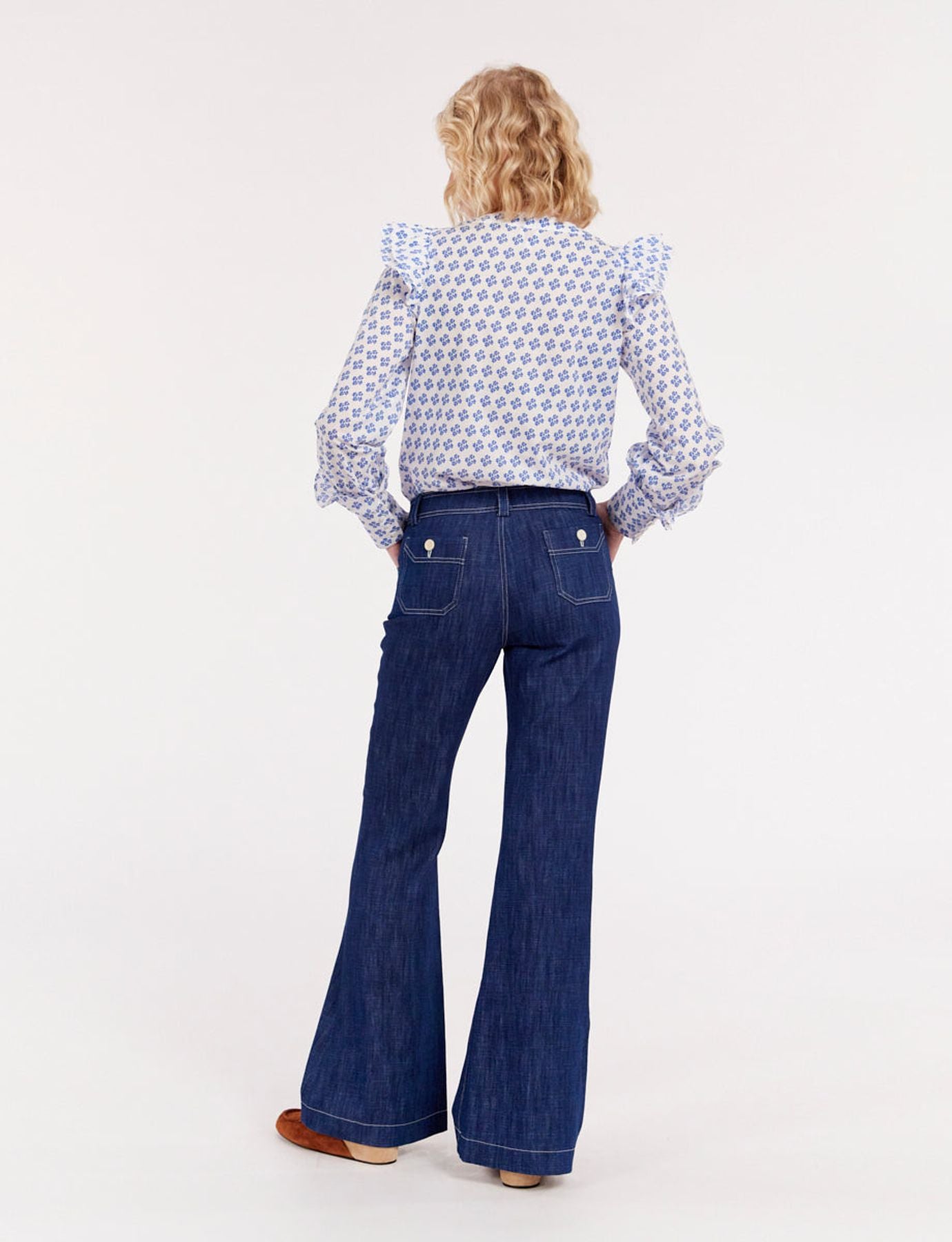 Pantalone blu Charlotte