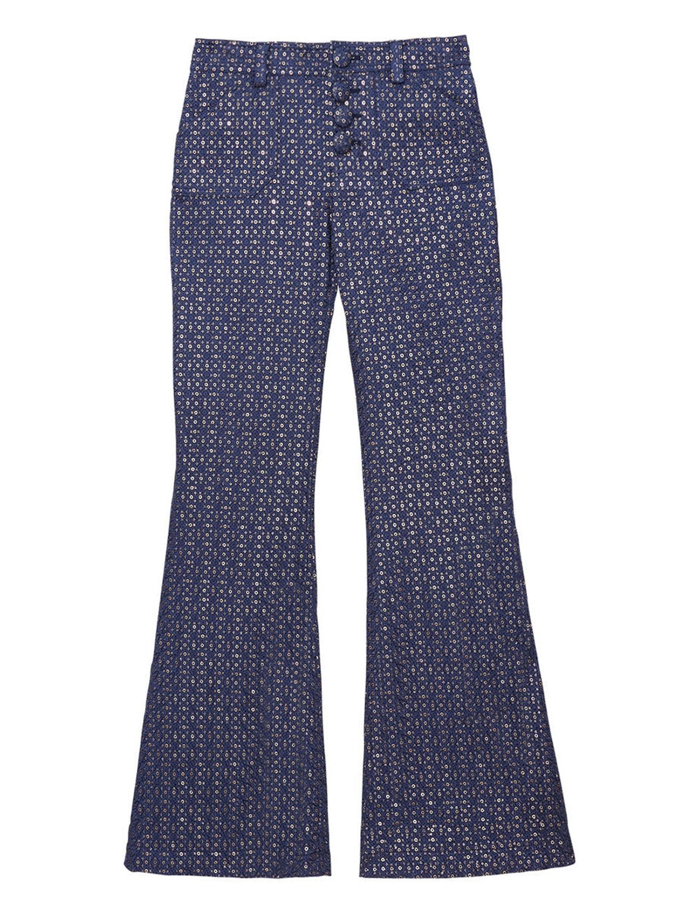 Pantalone con stampa marino Charlotte