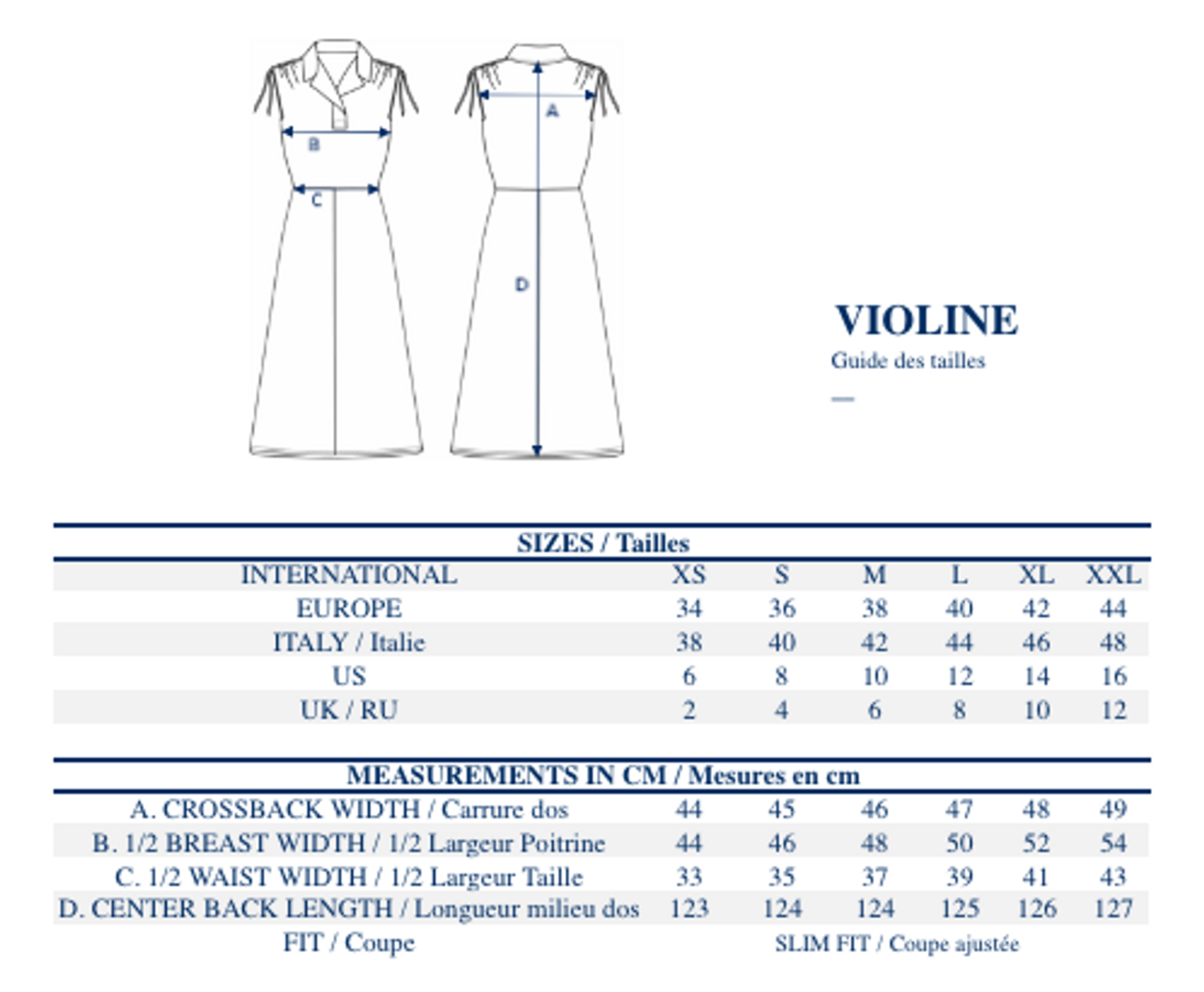 Vestido Violine de lino frambuesa