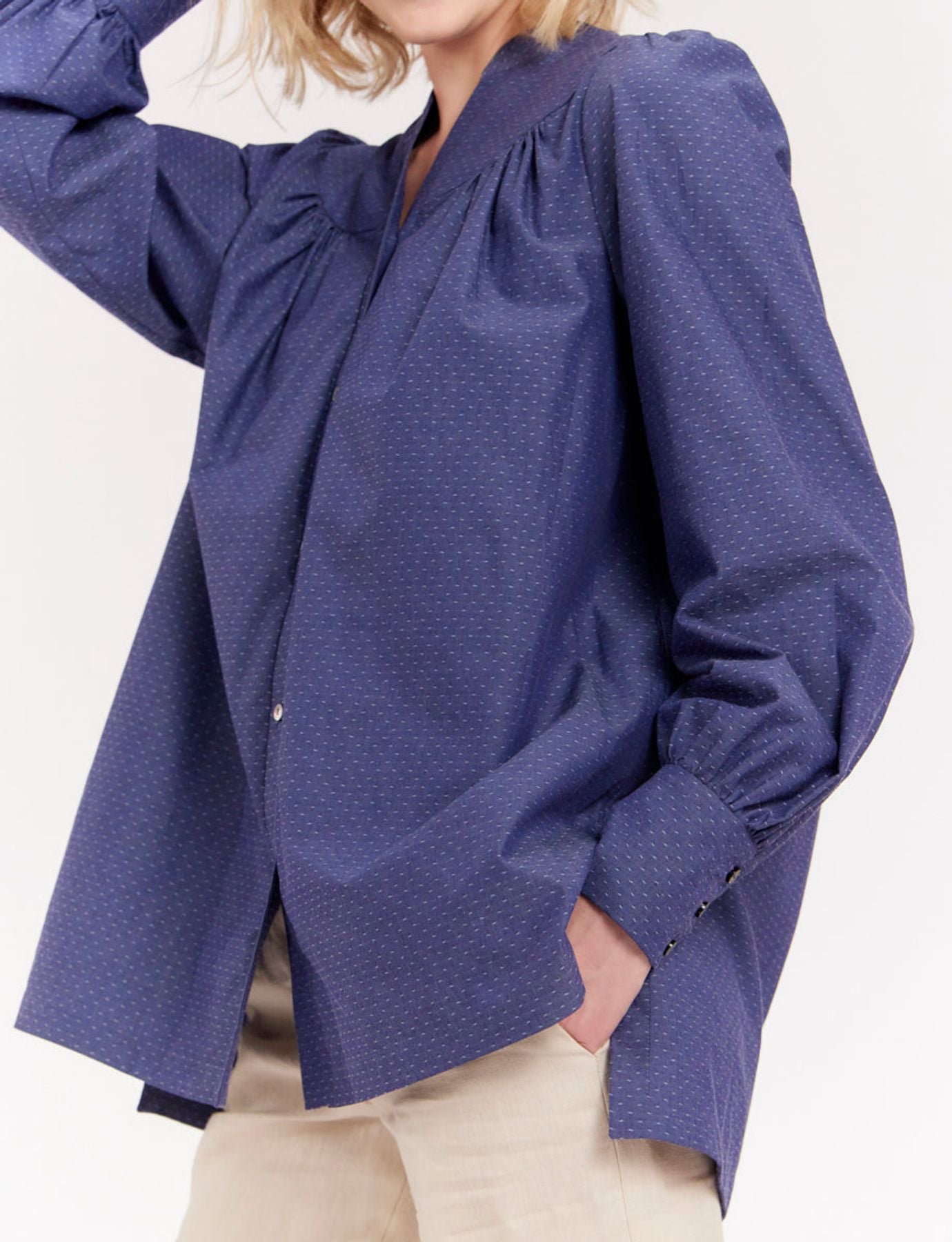 Blusa vaquera azul Ornella