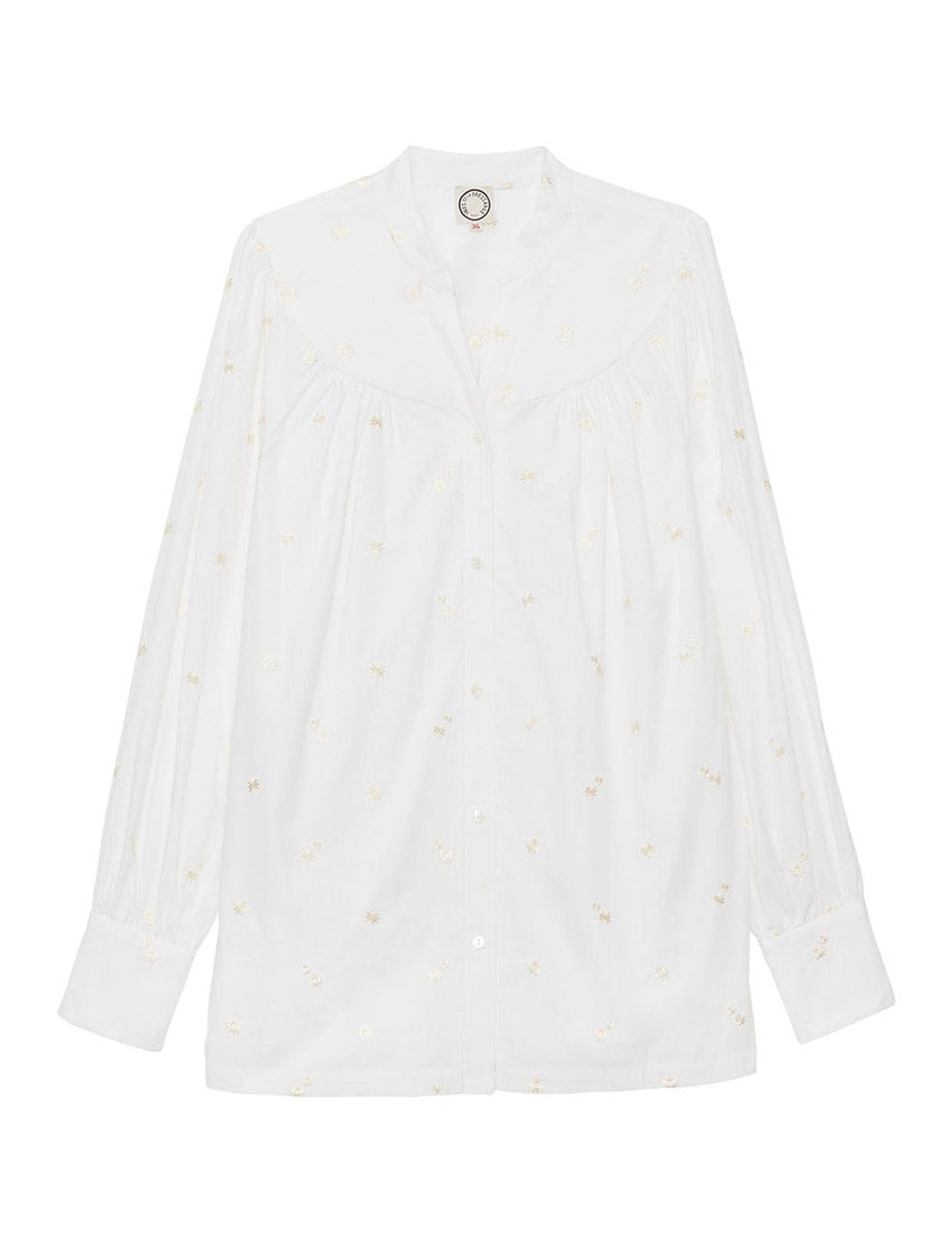 Blusa blanca bordada Ornella