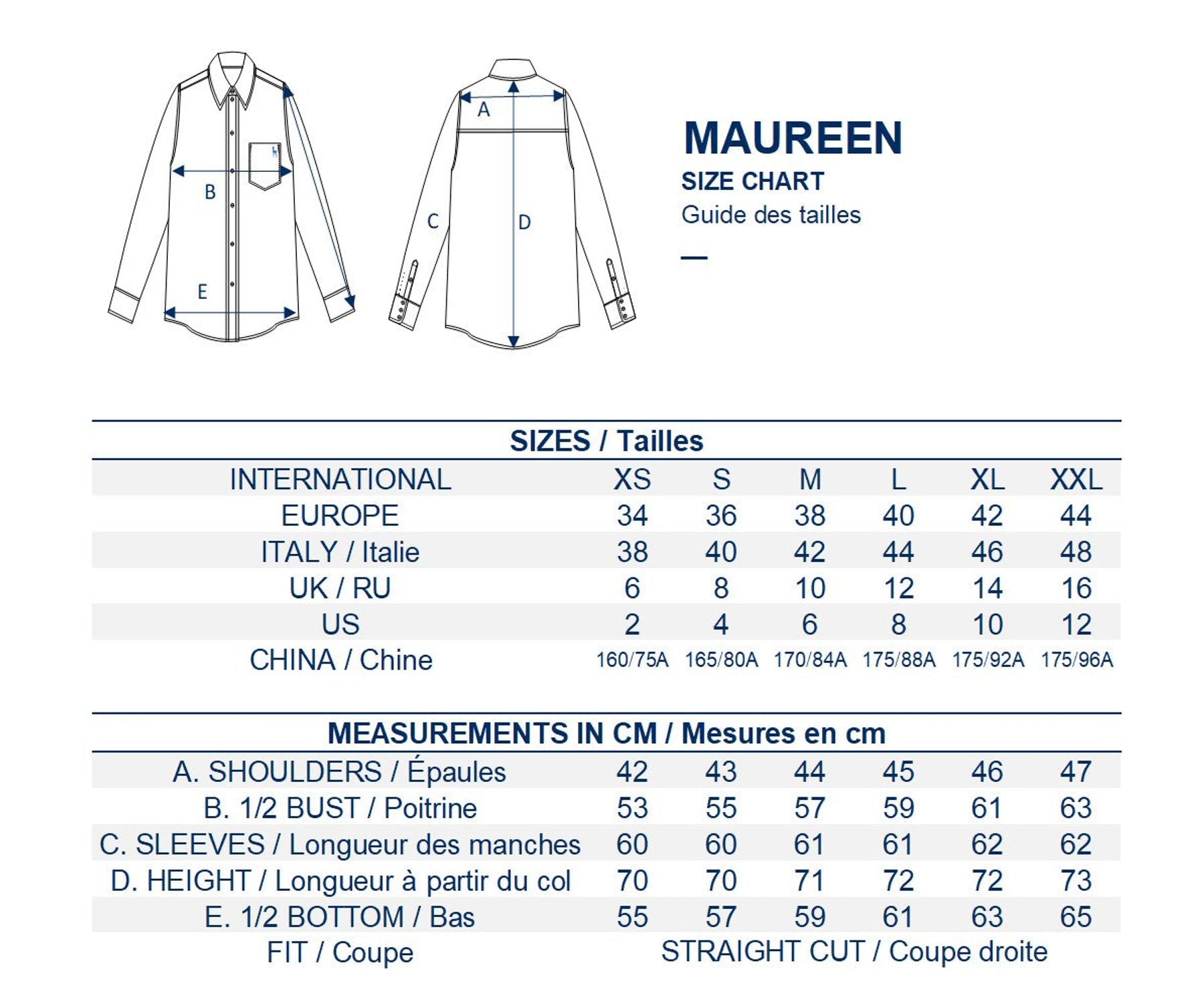 Camisa di satira Maureen
