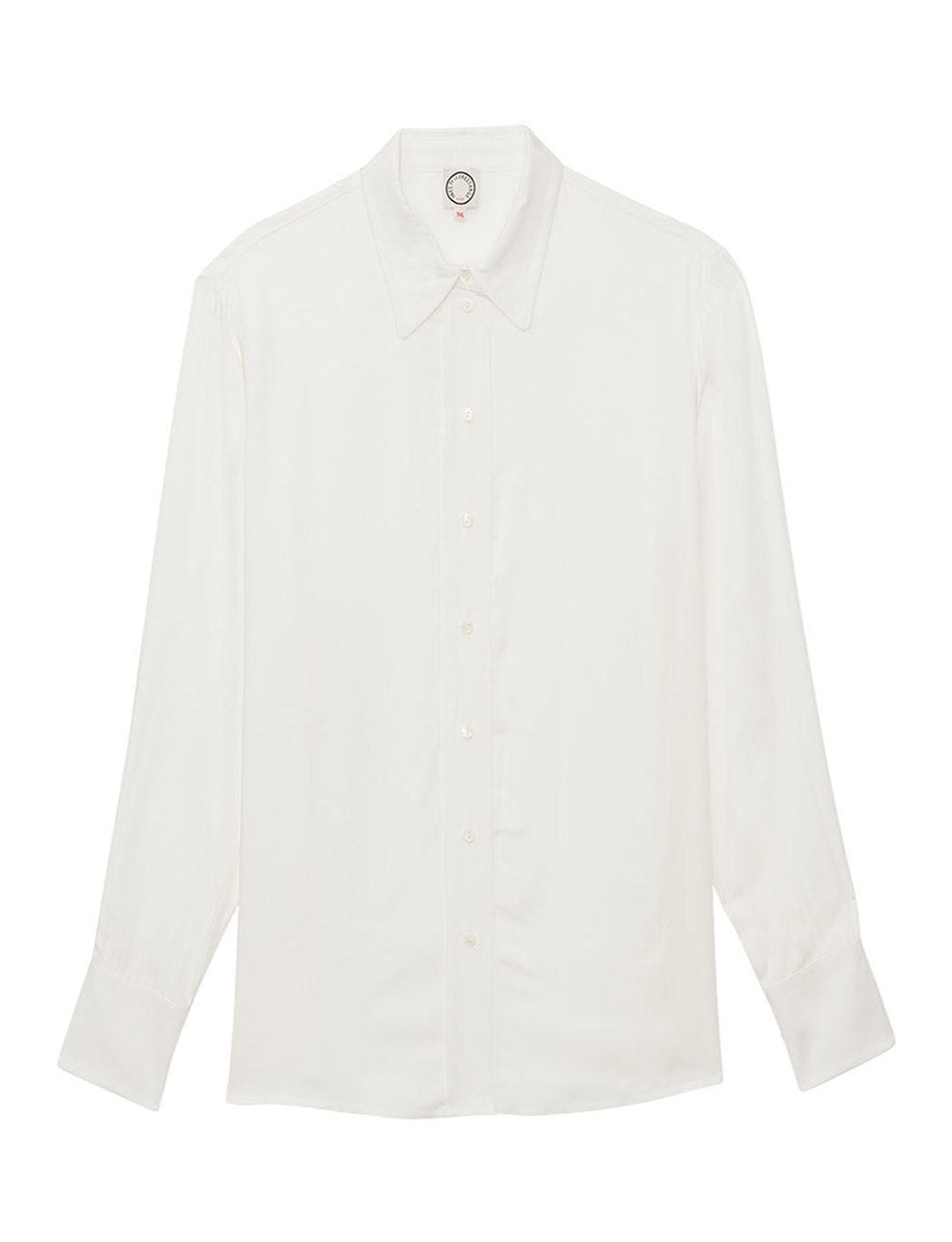 Camisa blanca de viscosa Maureen