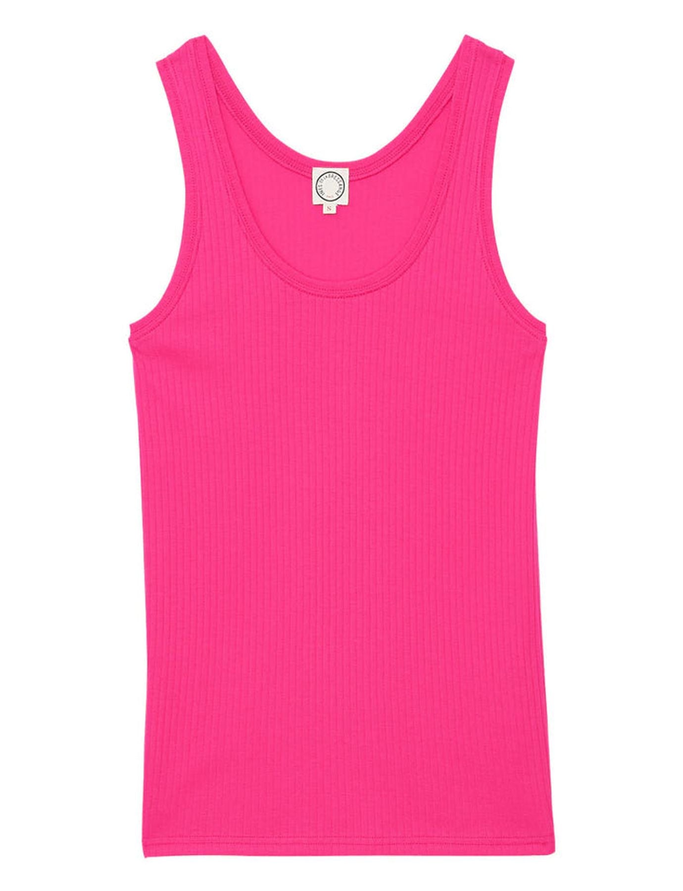 Camiseta de tirantes Amelie in maglia rosa