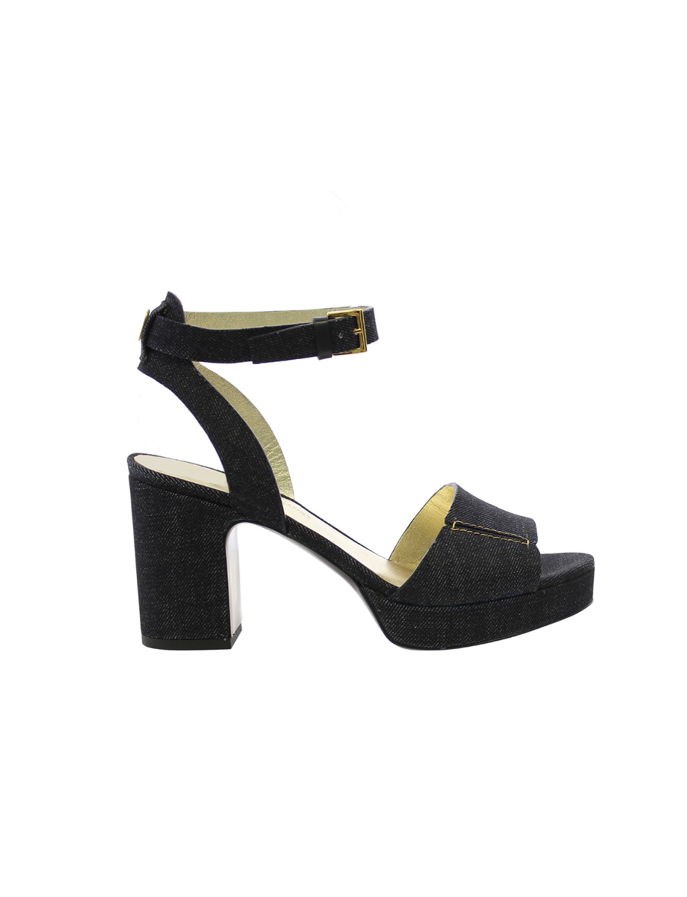 Sandali con plateau a forma di cavallo
