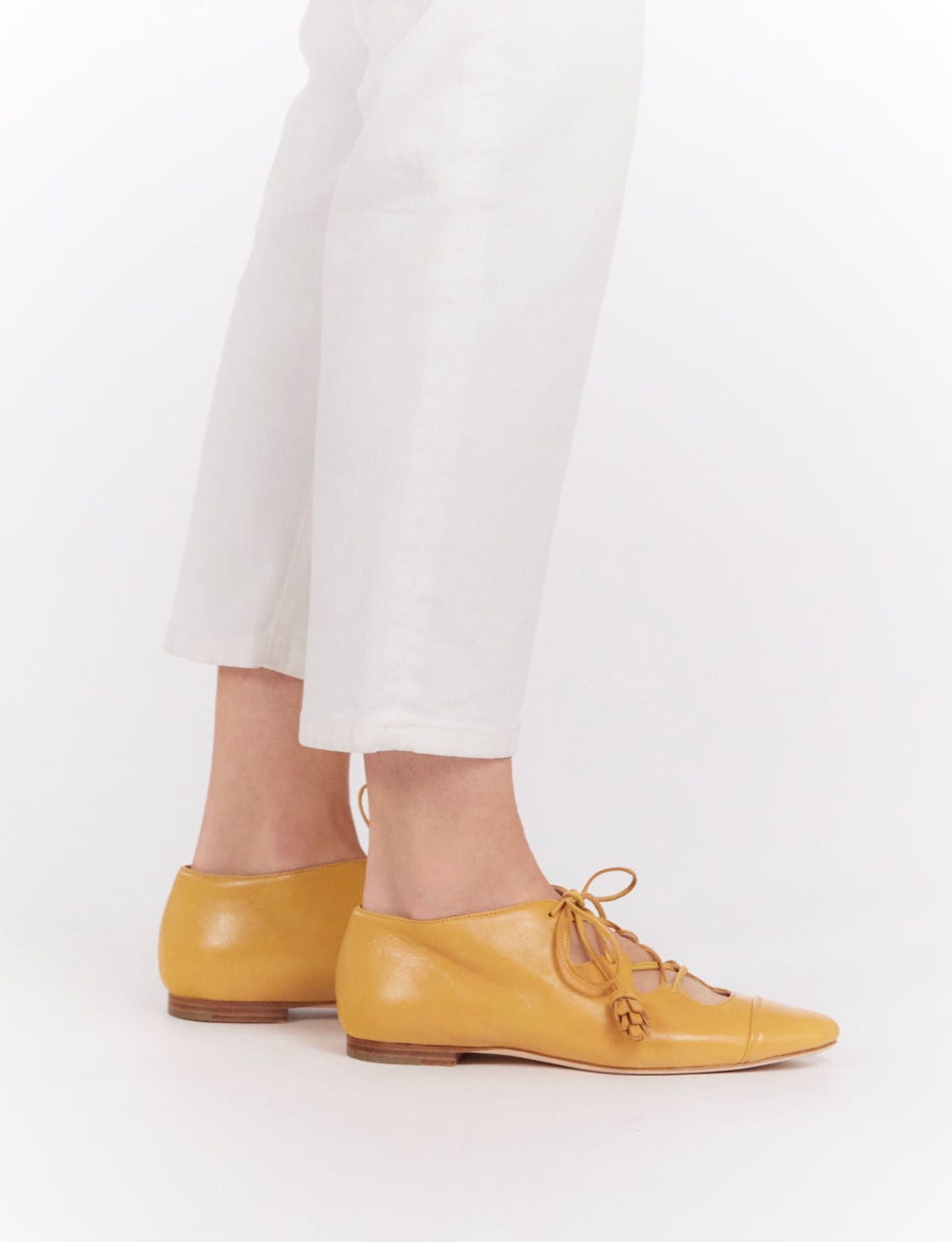 Richelieu aperto giallo