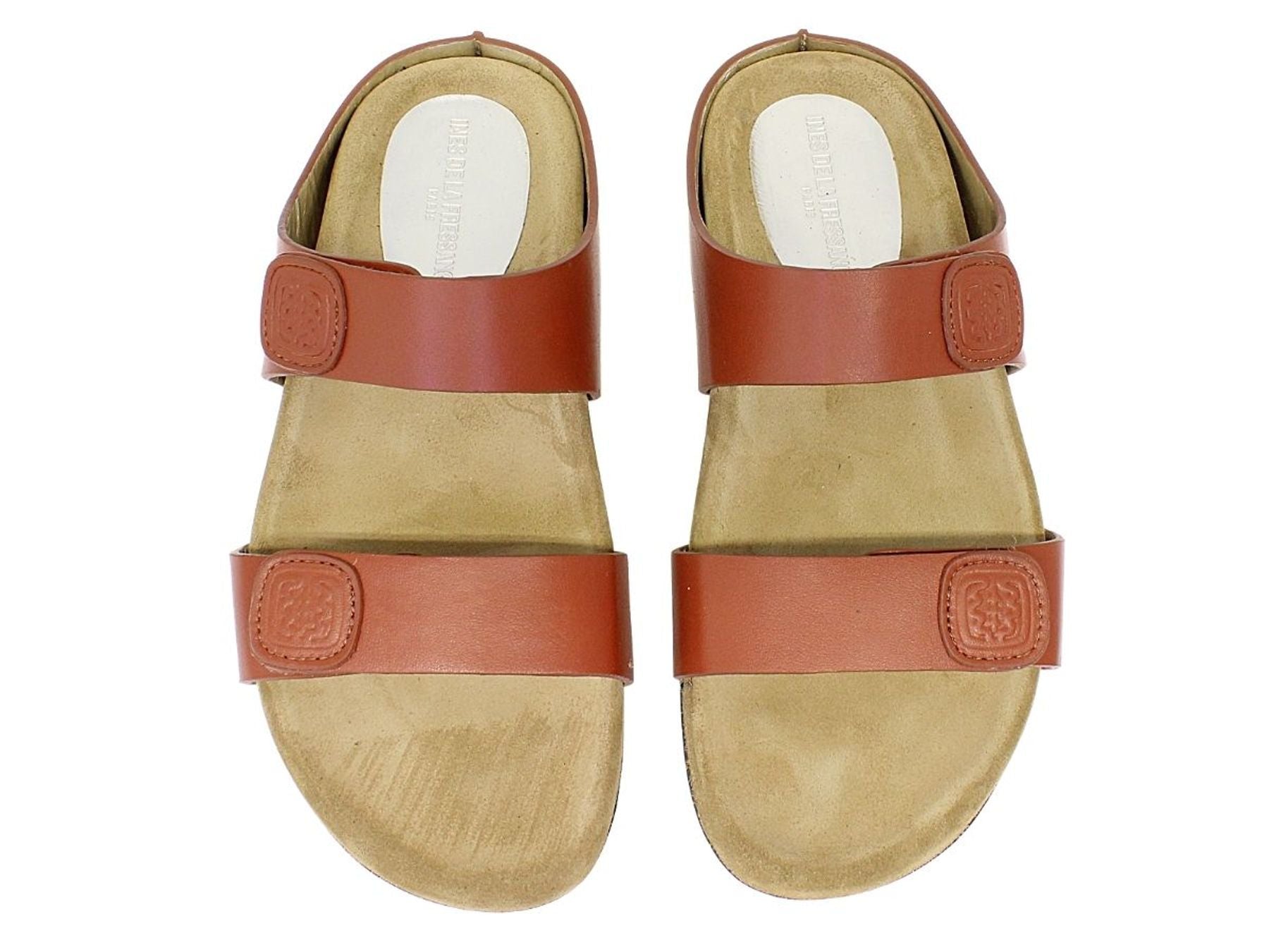 Muli Delia in pelle color cognac