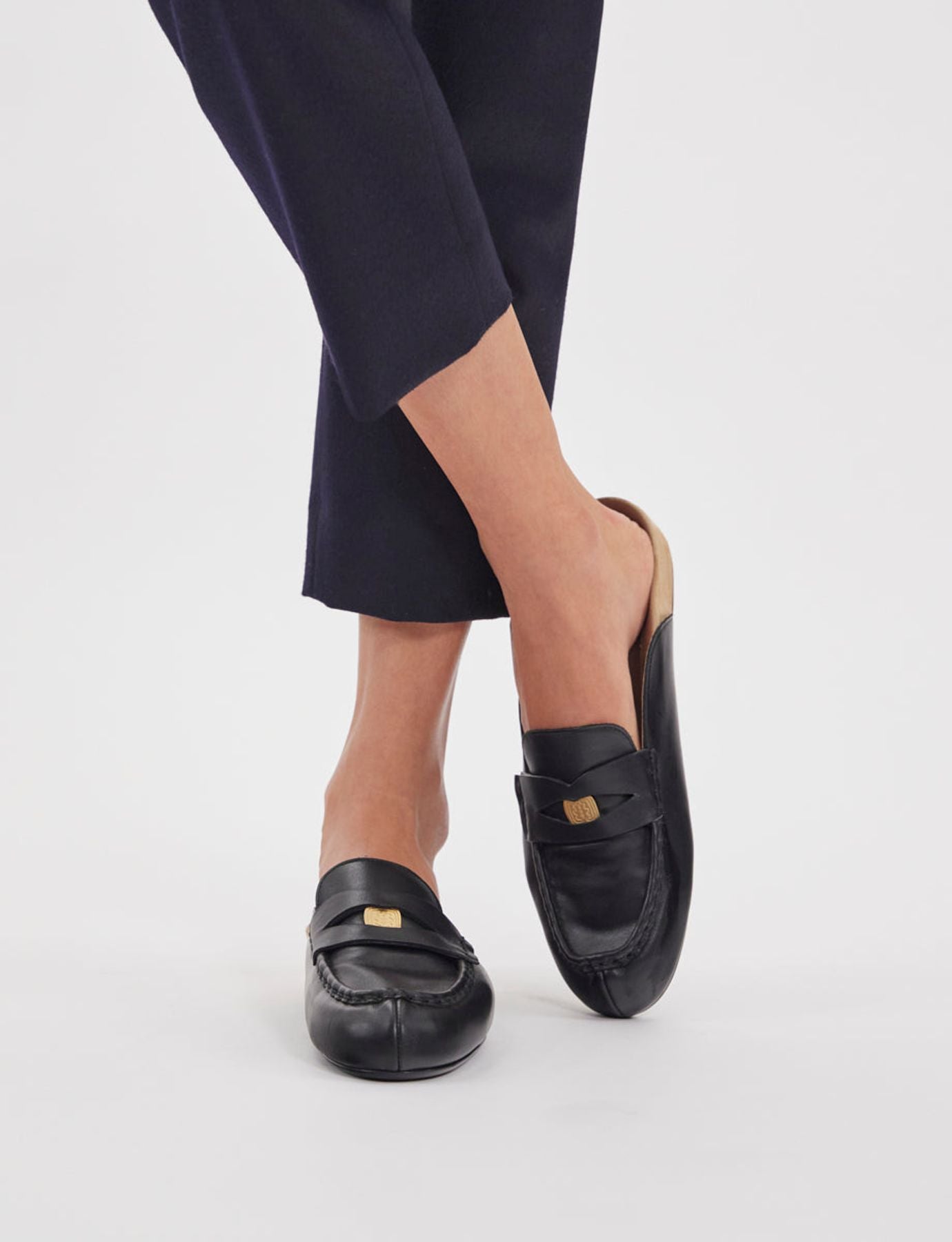 Mocassino Flavie in pelle Nero