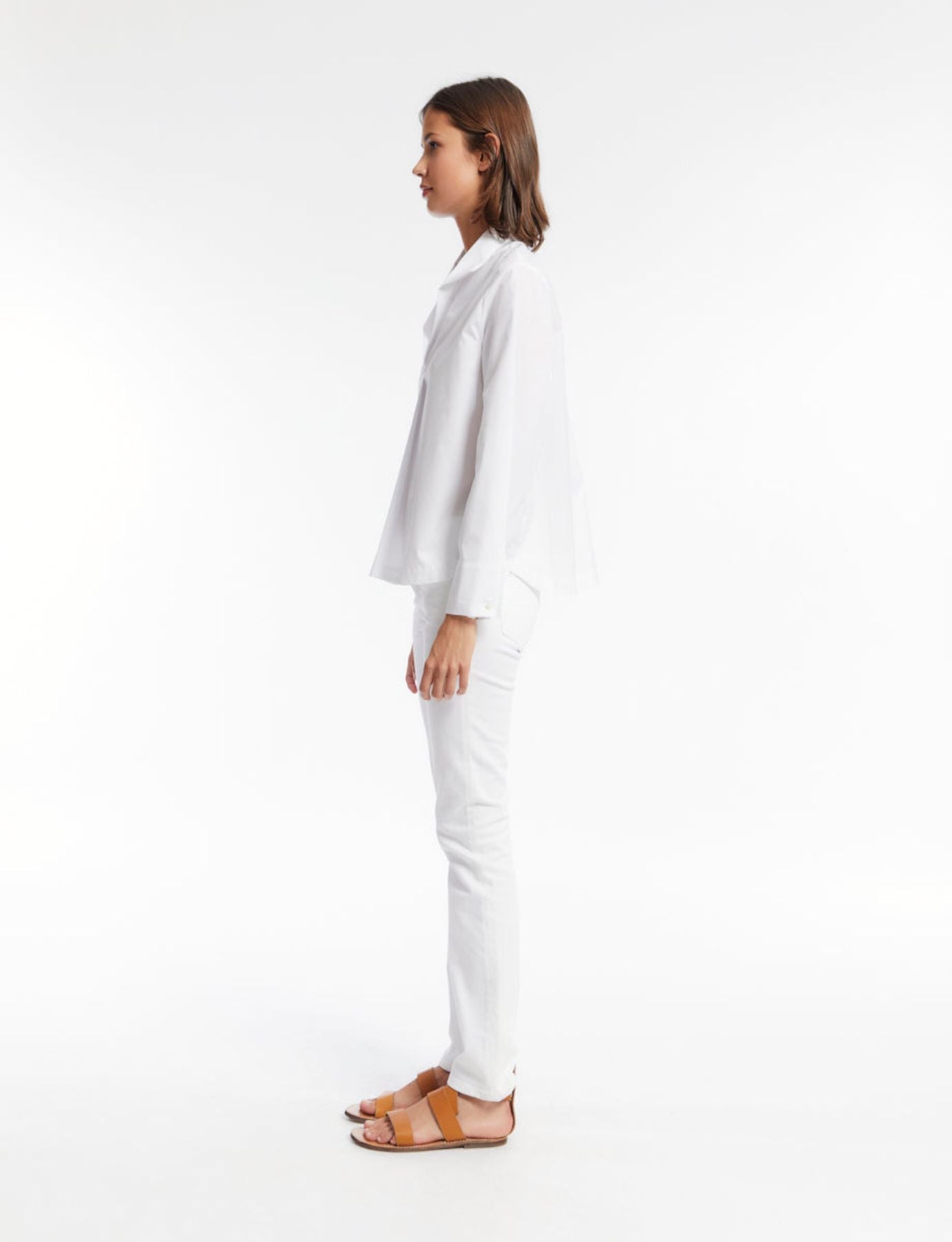 Top in algodón bianco Noa