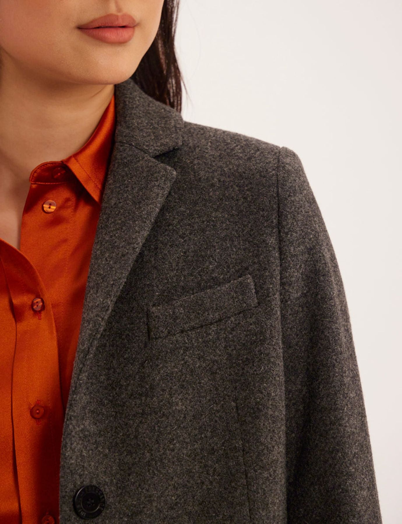 Cappotto grigio Franck 100% lana