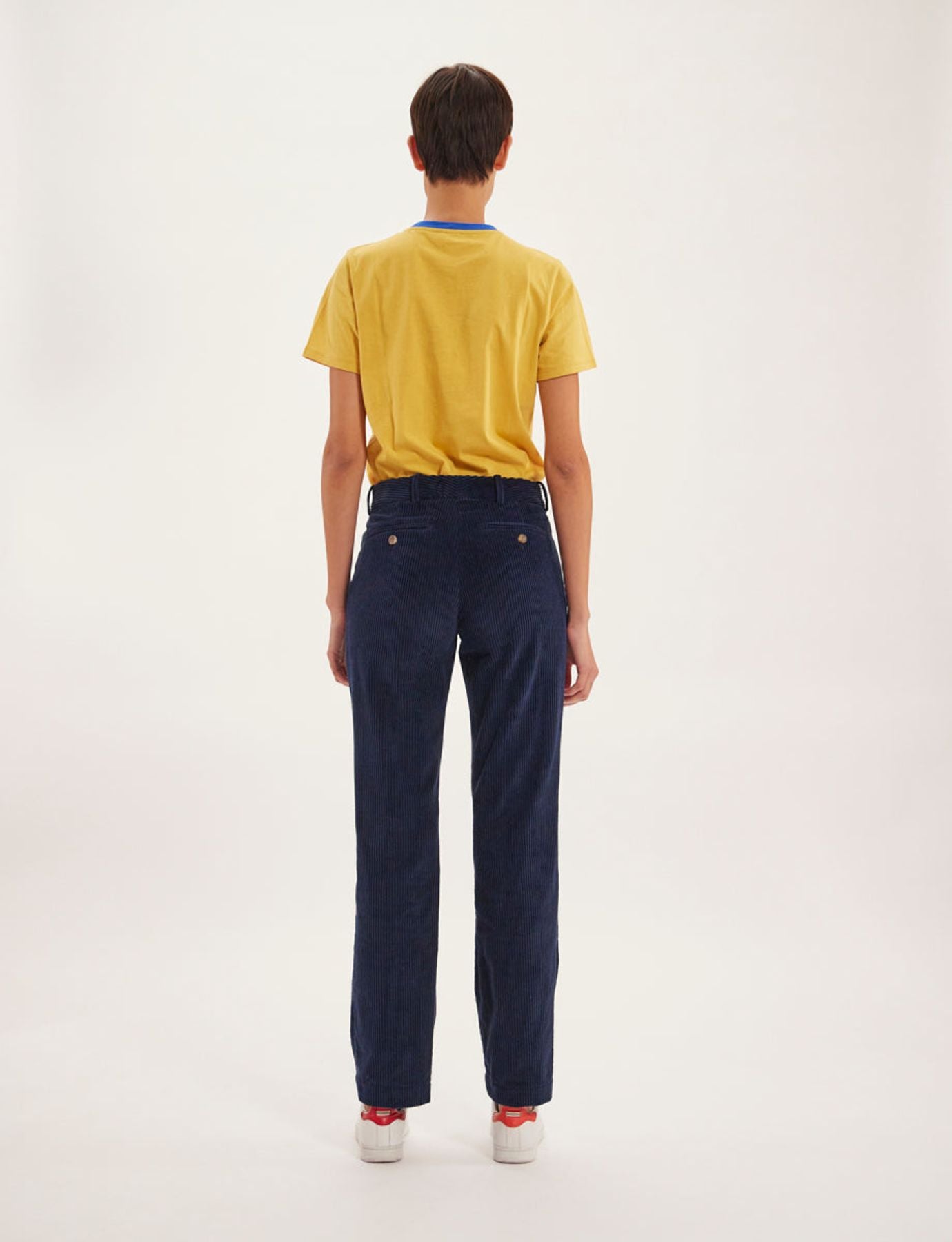 Pantaloncini di algodón blu marino Francisco