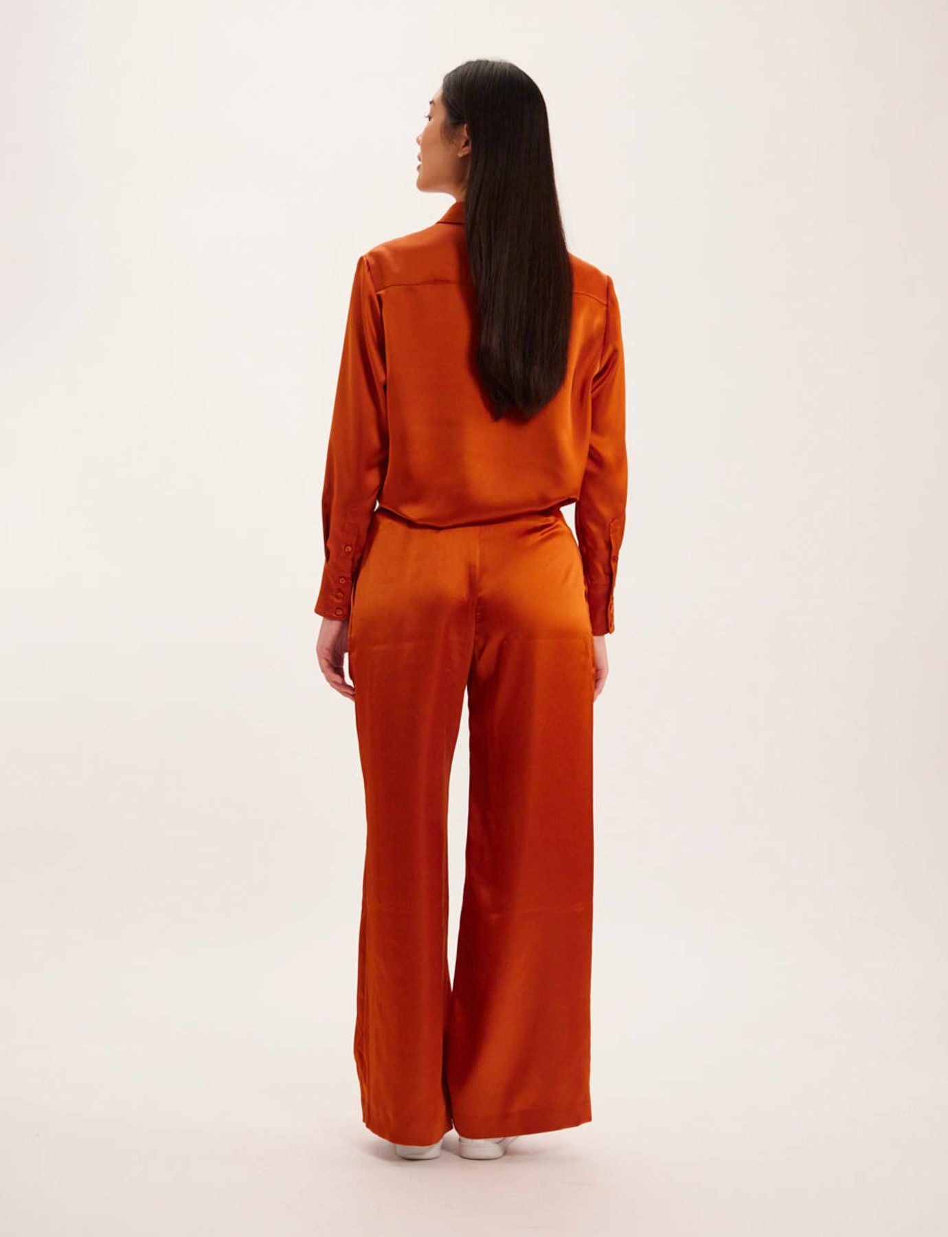 Pantaloni Luciano arancione bruciato