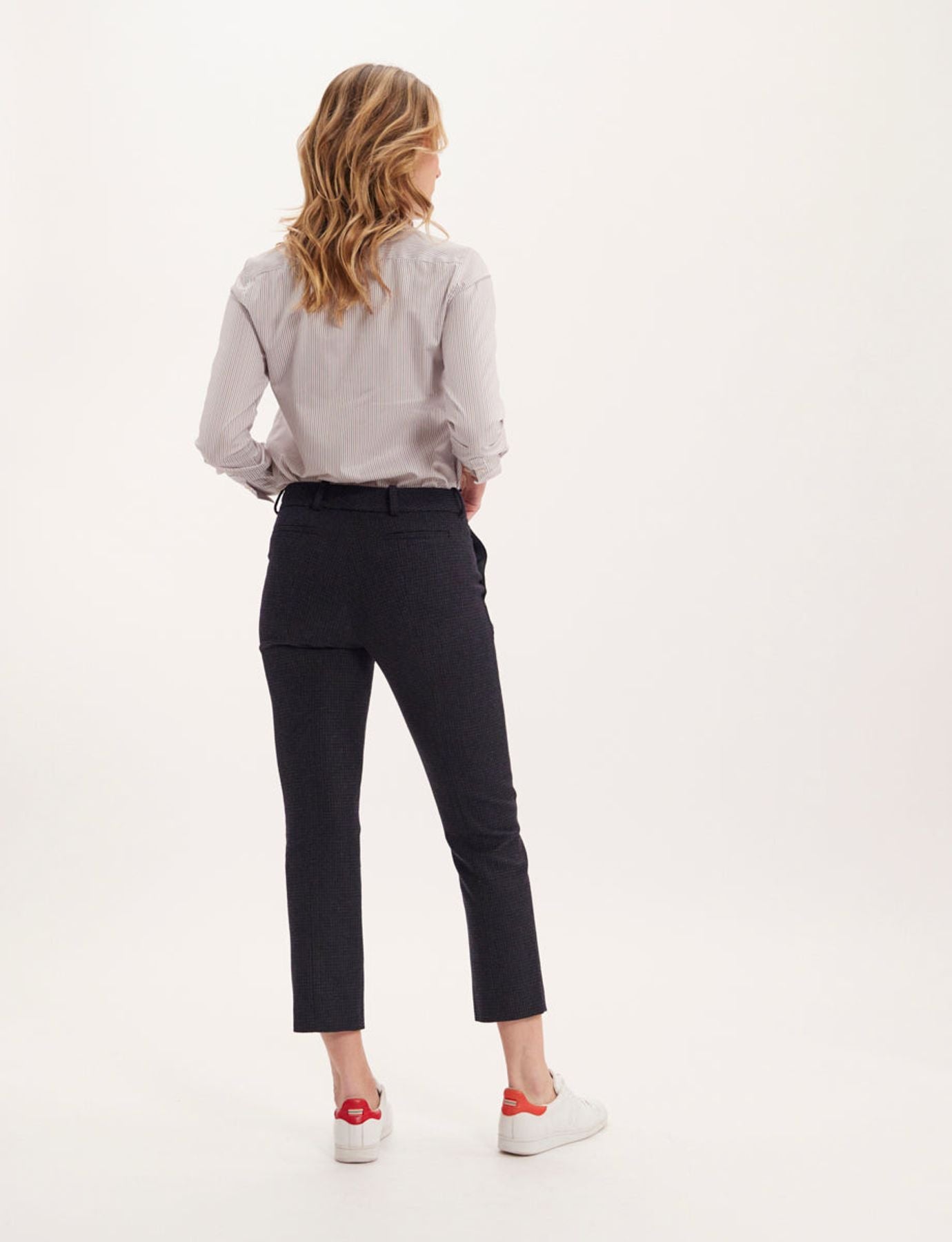 Pantaloni Audrey neri e blu