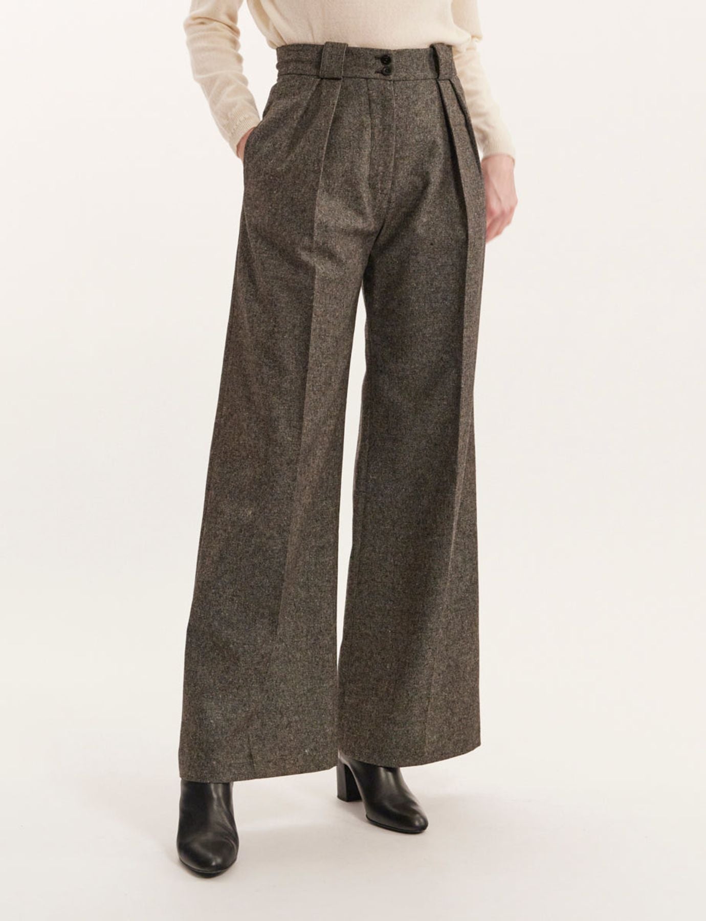 Pantaloni grigi Marlène