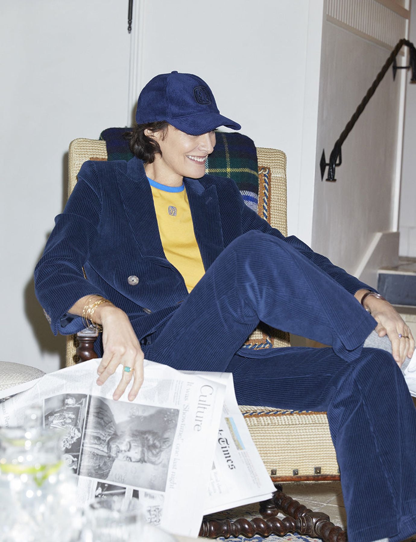 Pantalone Charlotte blu marino