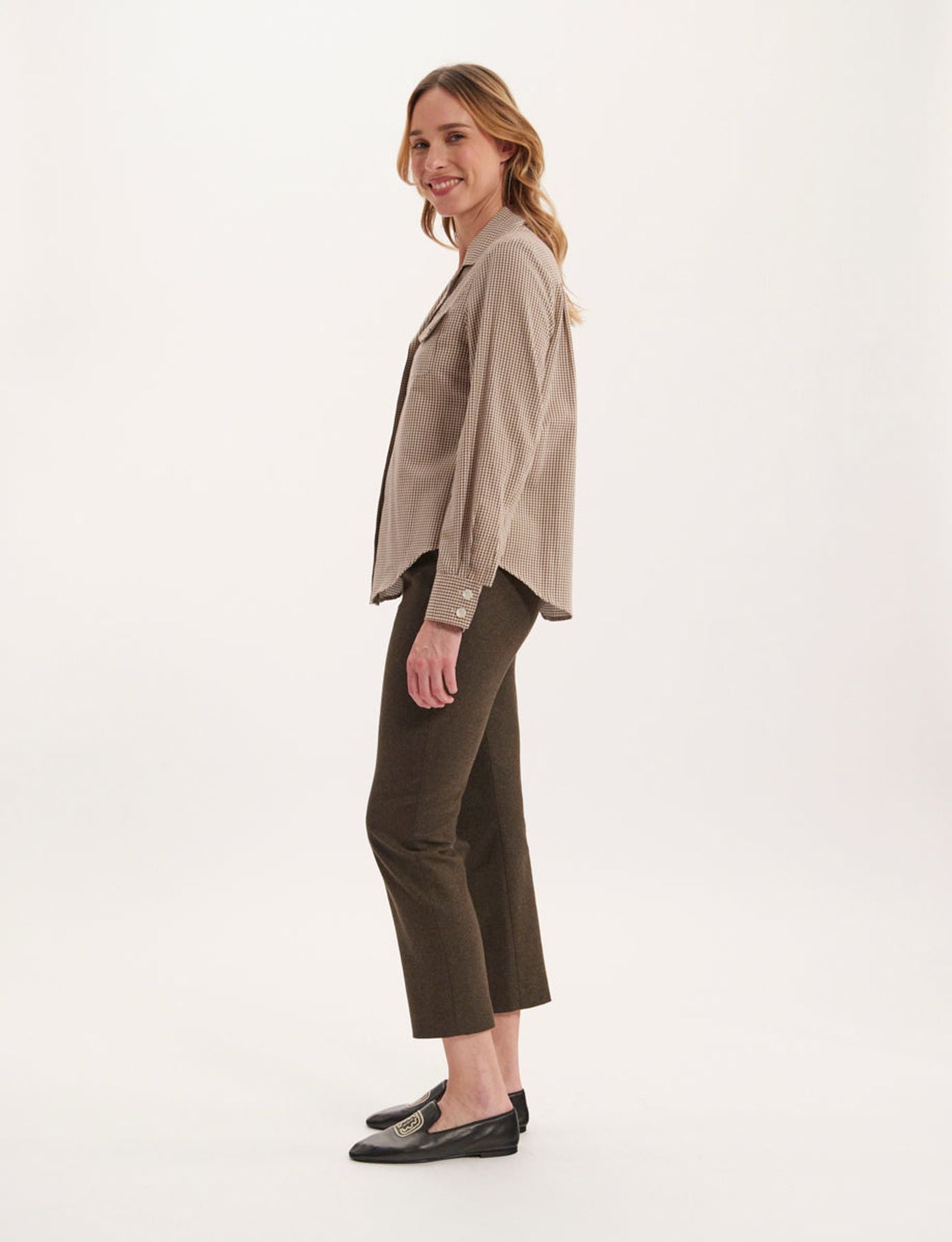 Camisa de cuadros Evana
