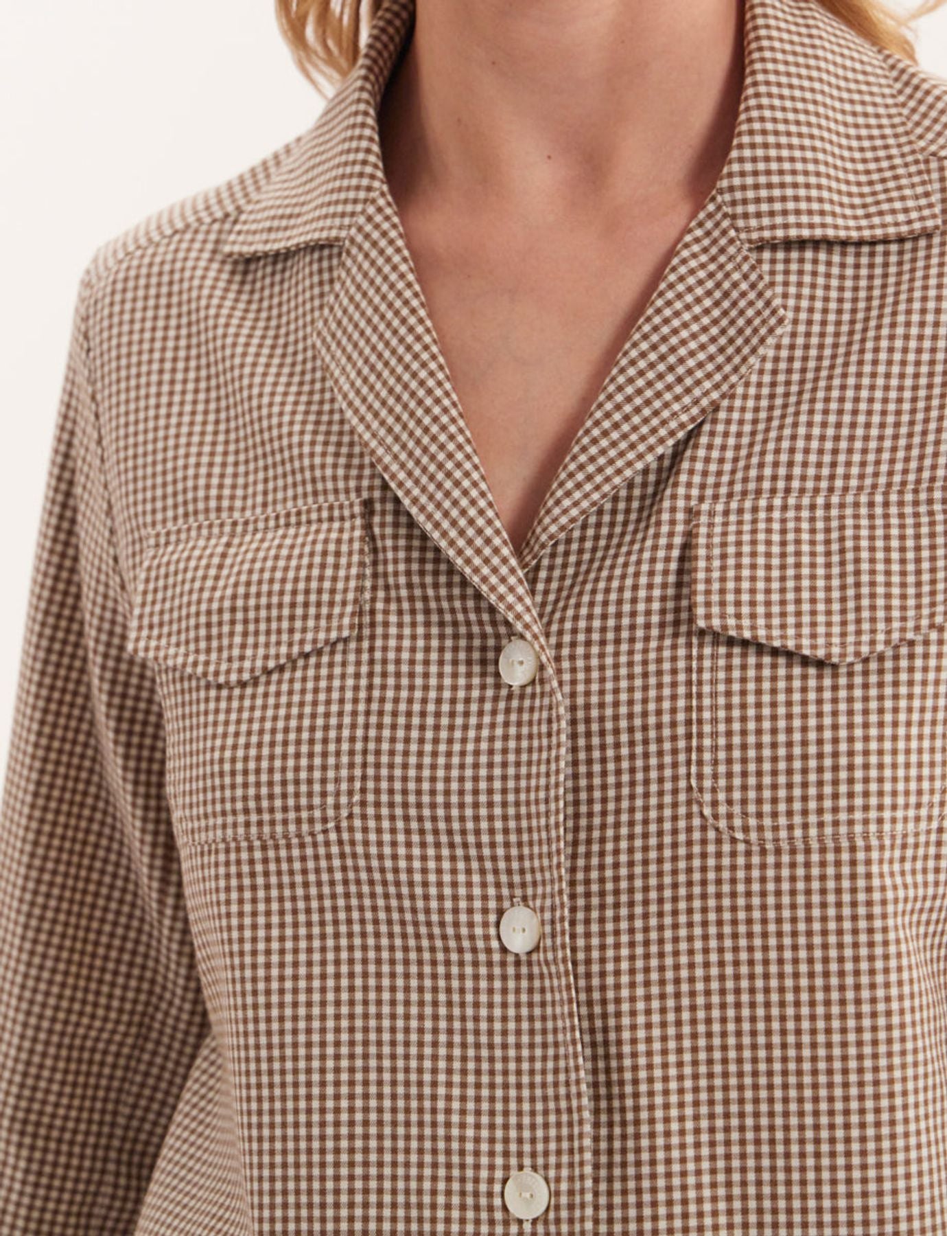Camisa de cuadros Evana