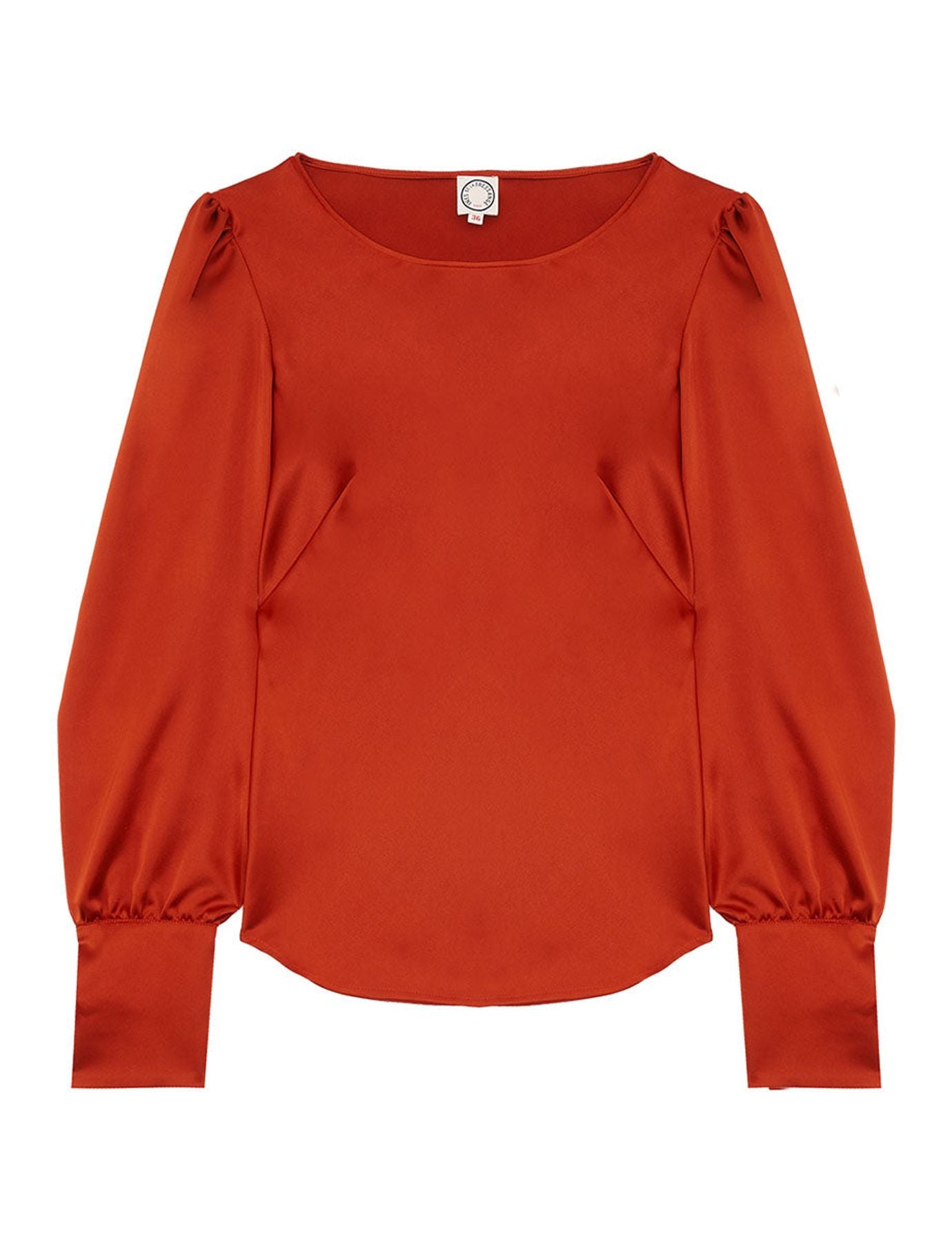Top Theola arancione bruciato