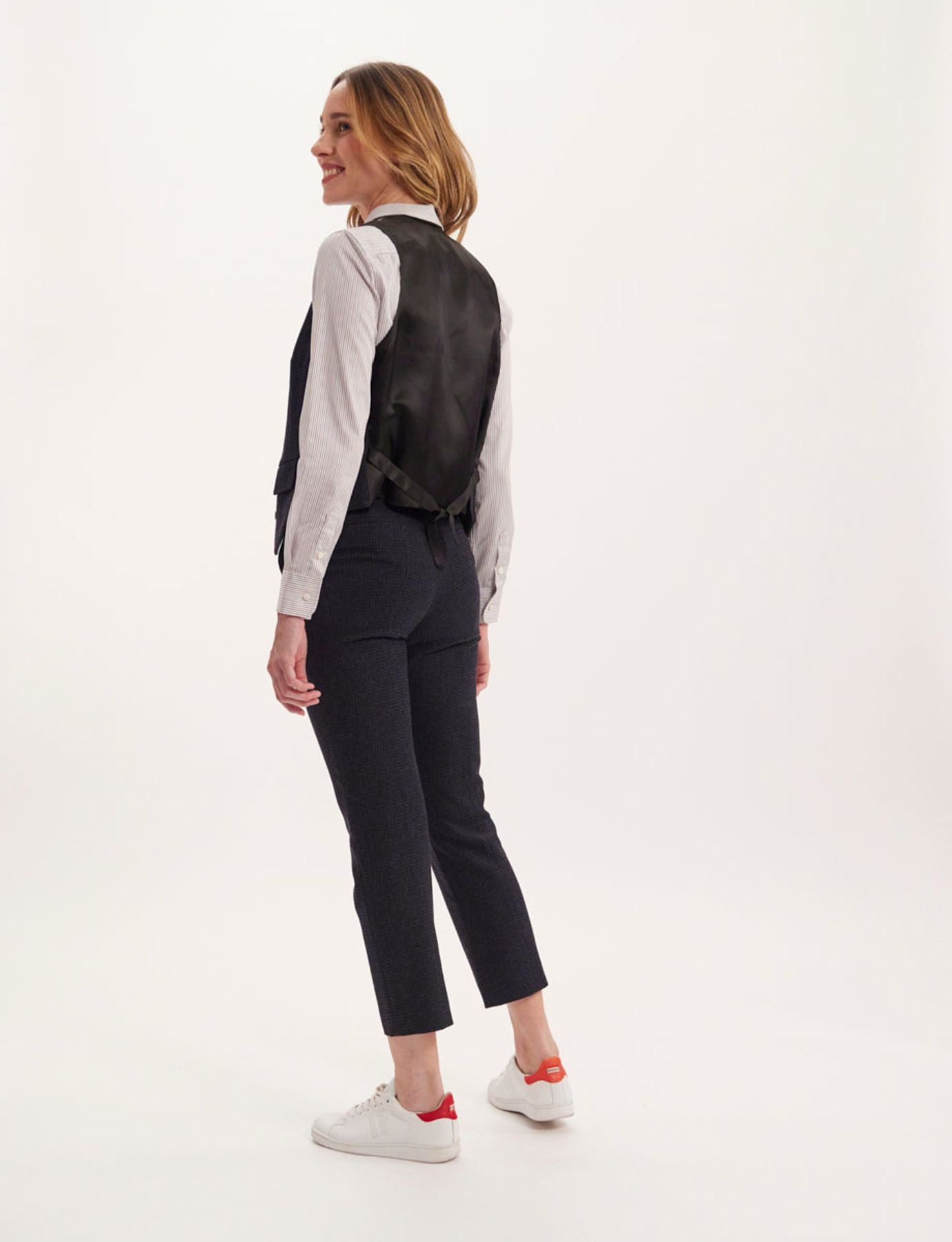 Gilet Robinson nero e blu