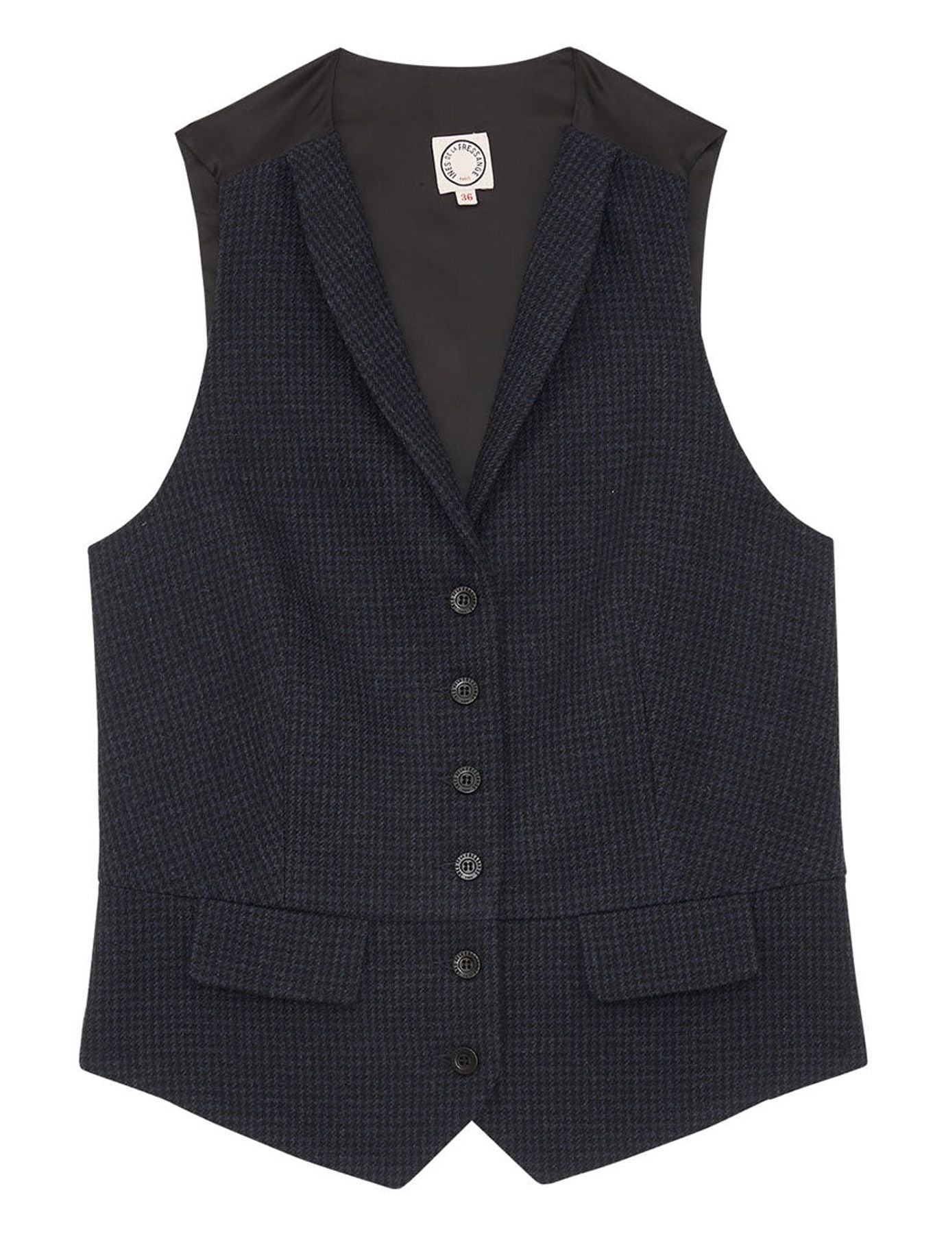 Gilet Robinson nero e blu