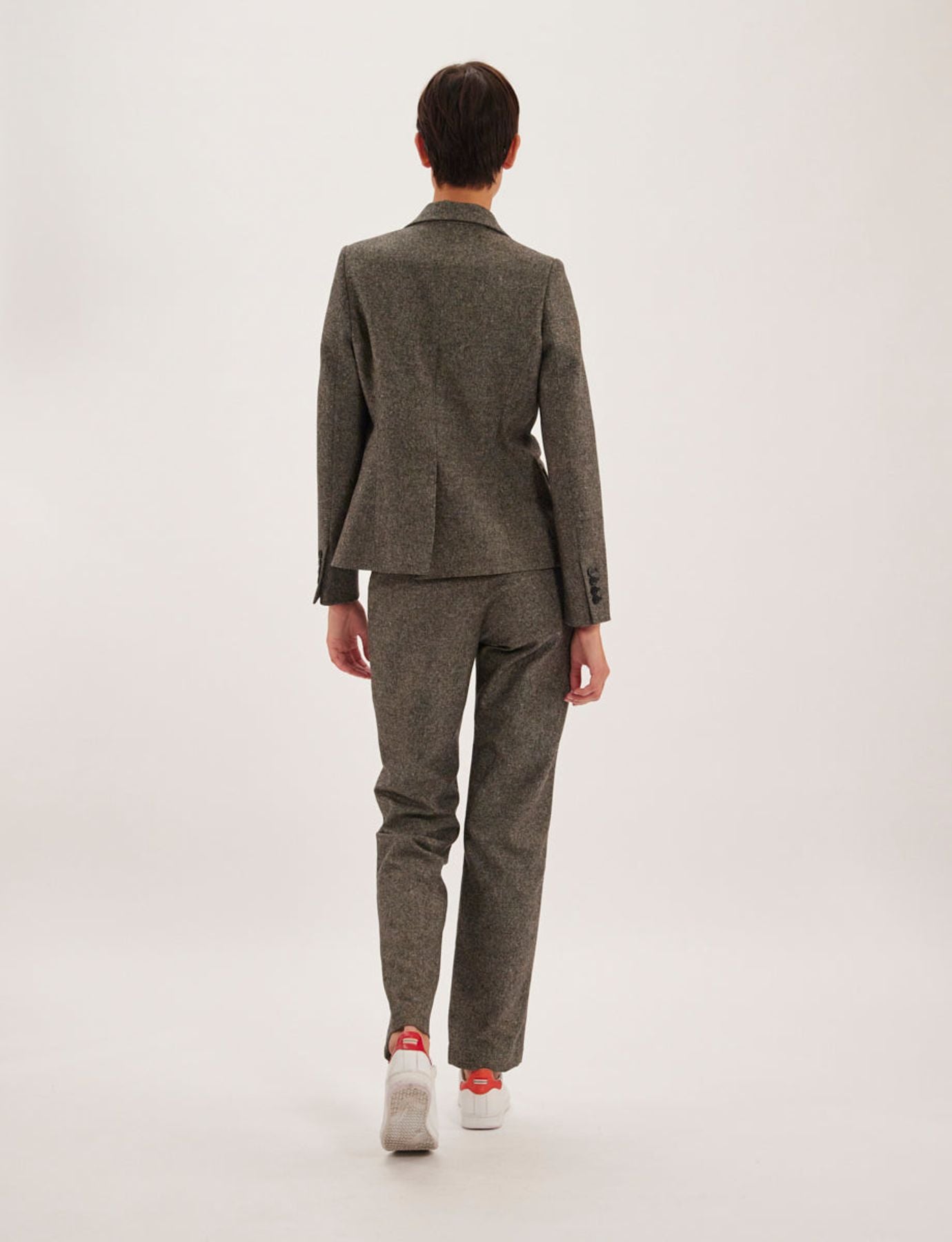 Chaqueta Nicoletta mezcla de lana grey