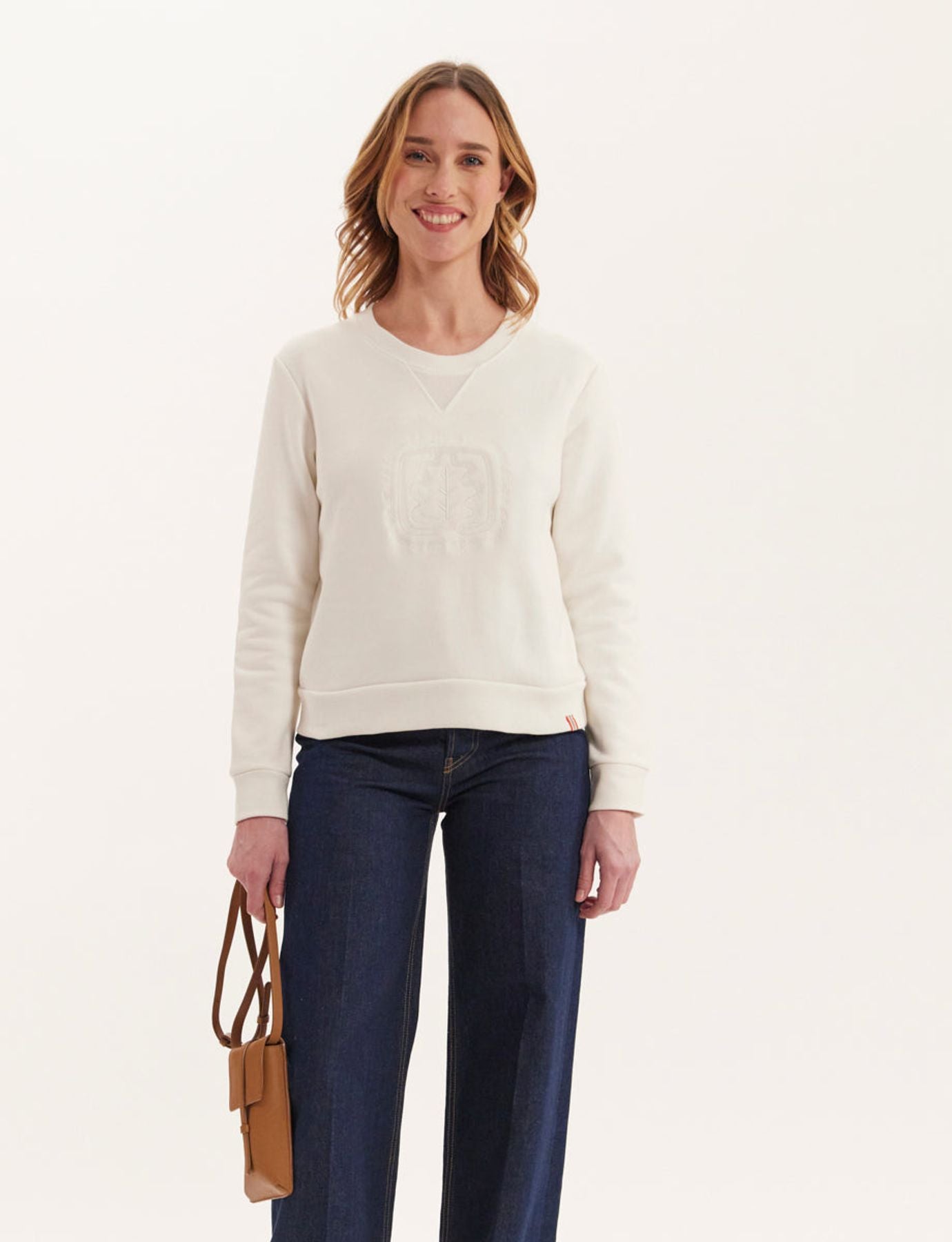 Maglione ecru Clémence