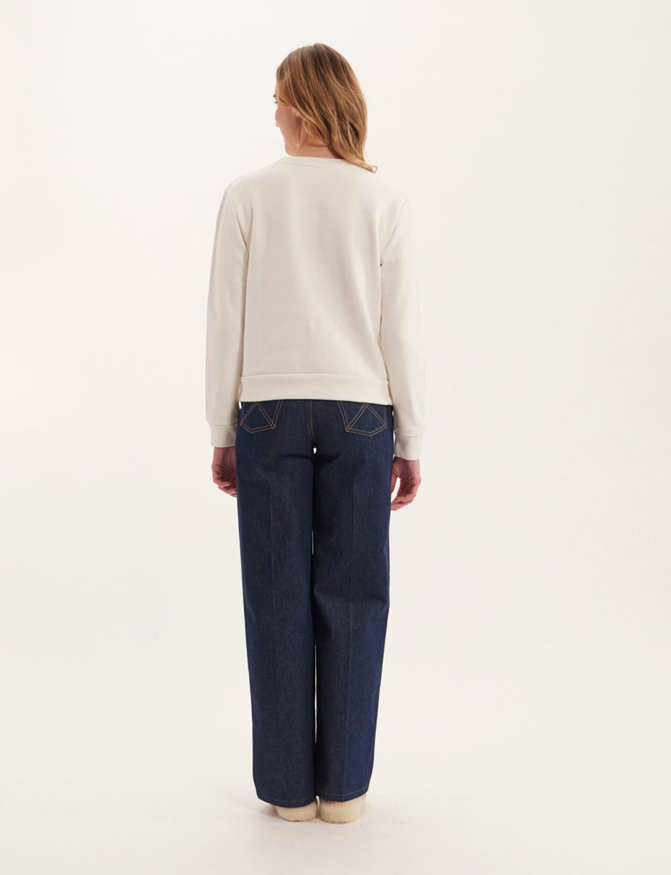 Maglione ecru Clémence