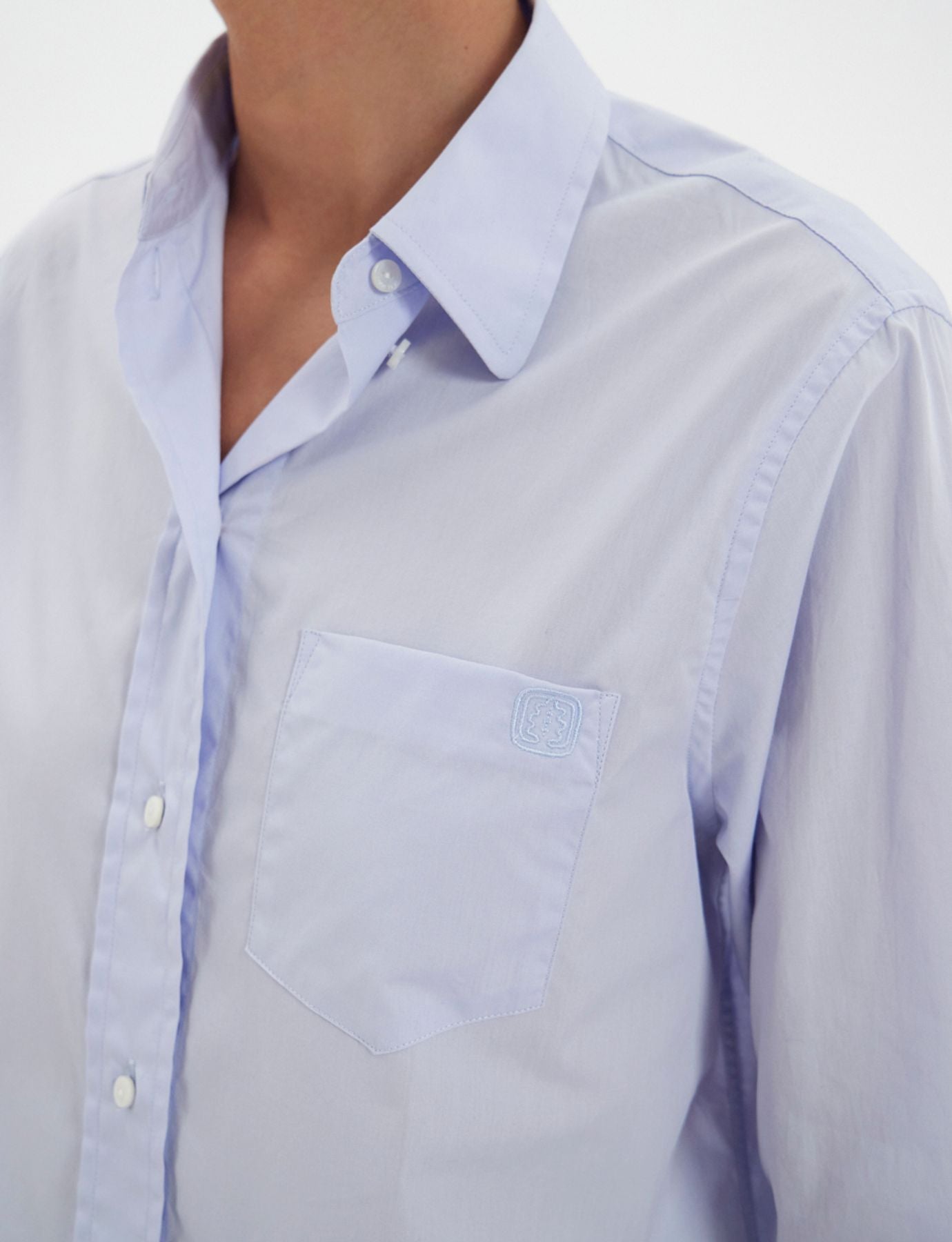 Maureen camisa azul cielo