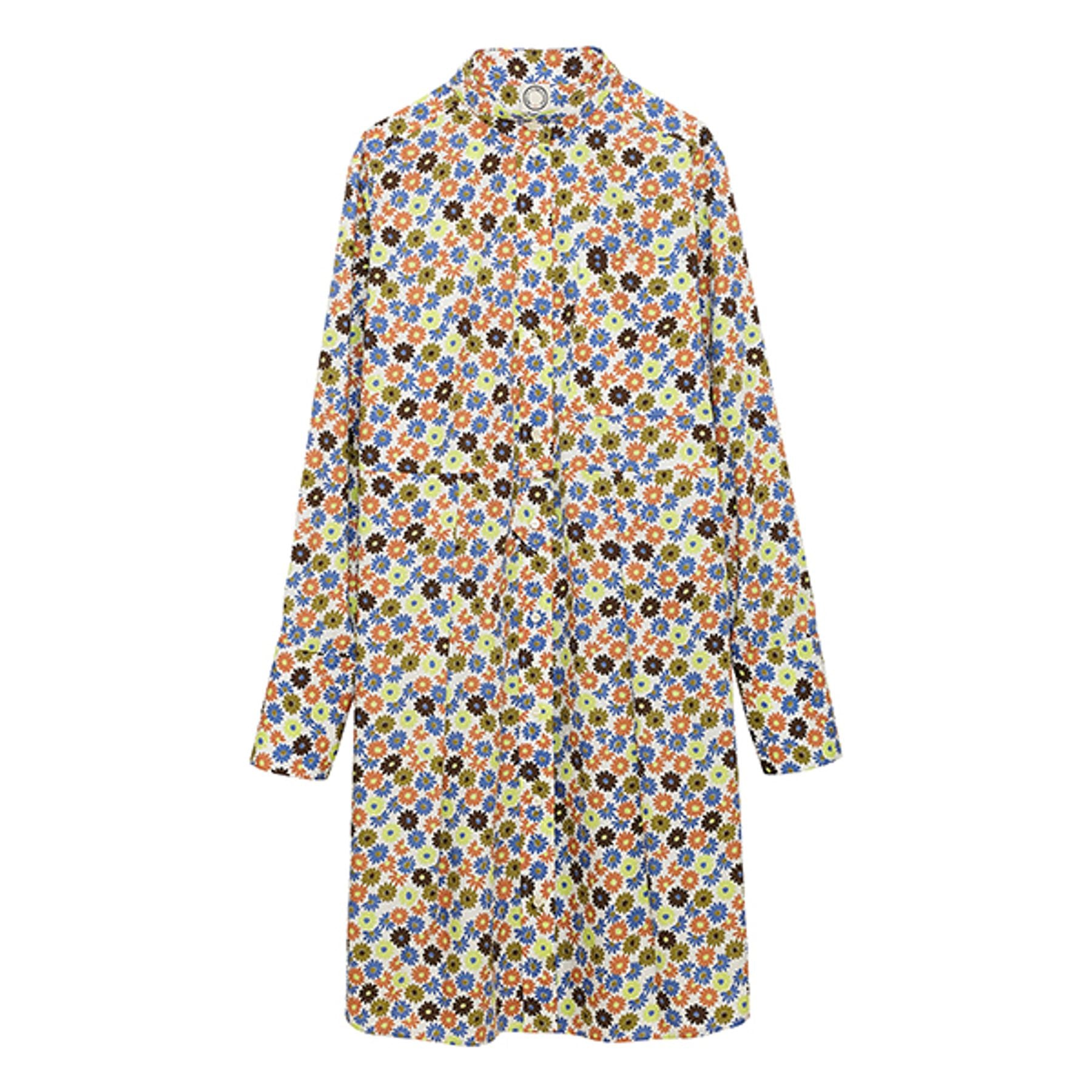 Abito camicia in cotone floreale Martina