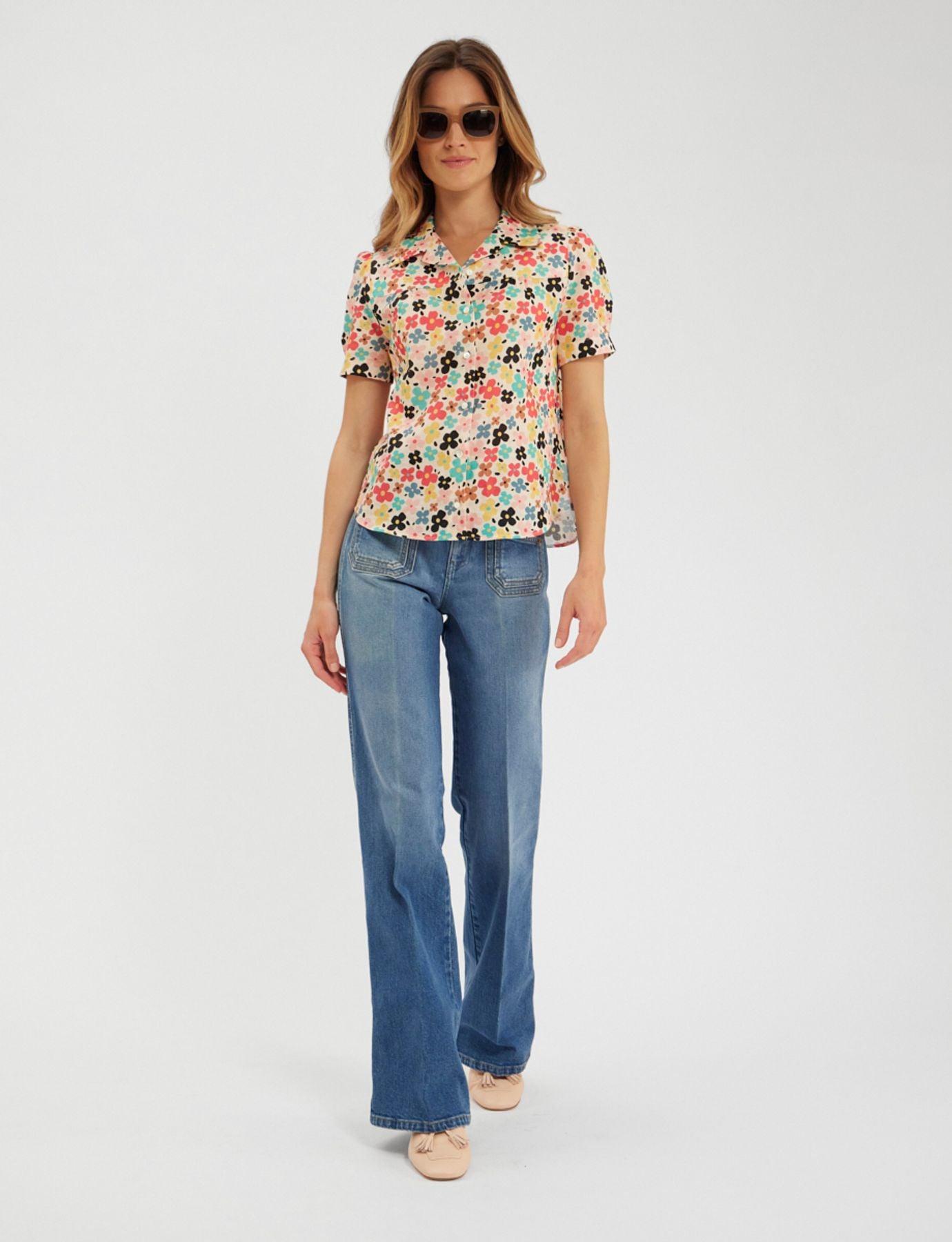 Camicia Constance con stampa floreale