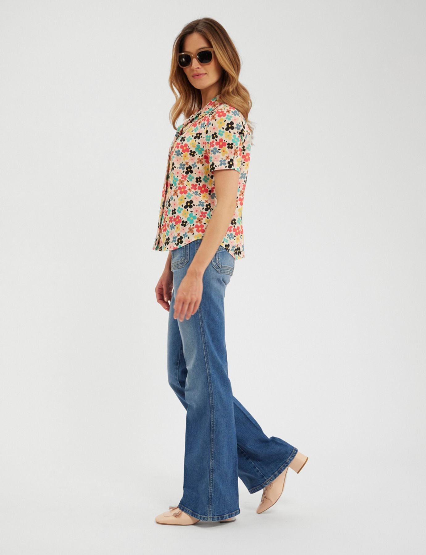 Camicia Constance con stampa floreale