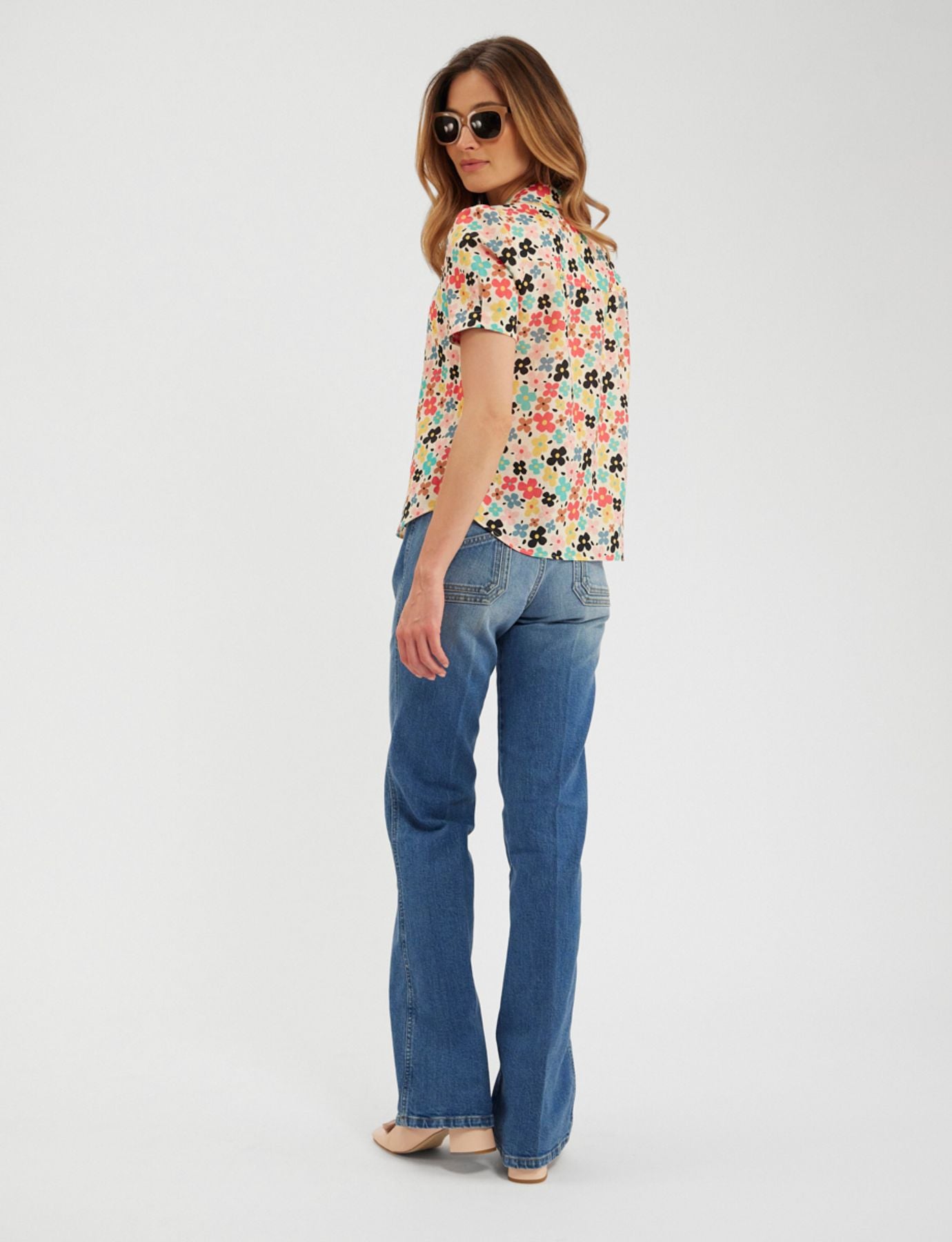 Camicia Constance con stampa floreale
