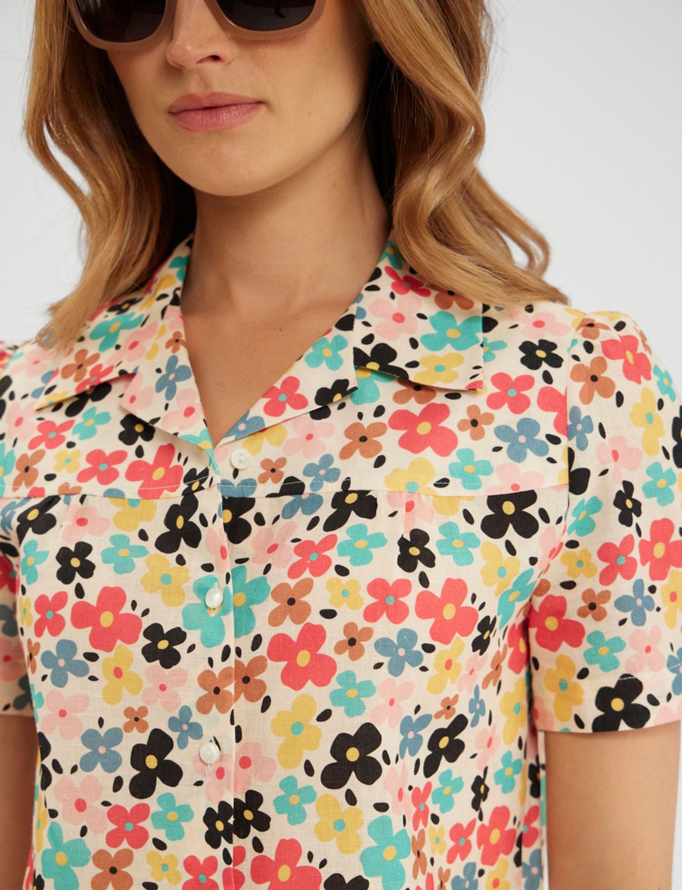 Camicia Constance con stampa floreale