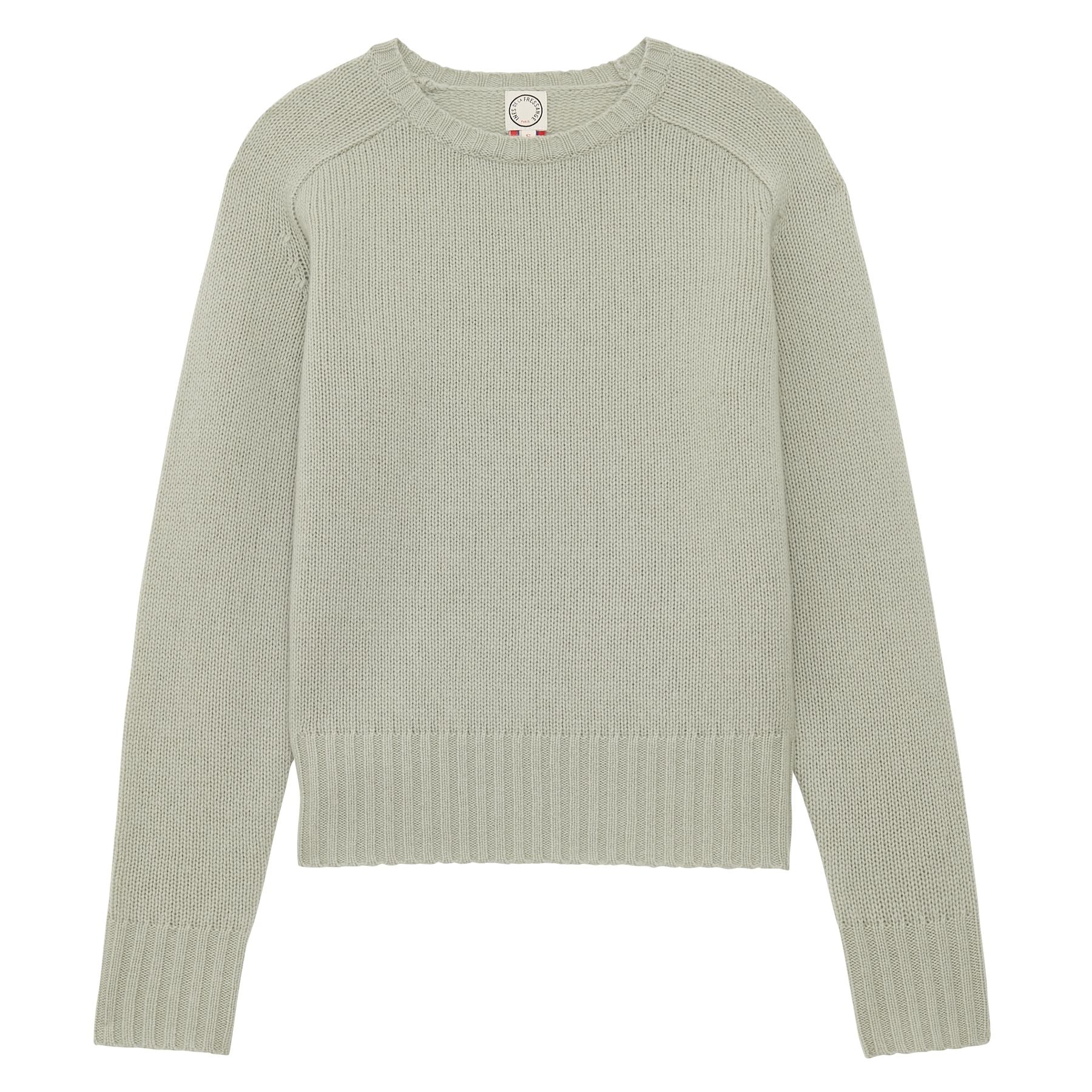 Maglia Arthur in lana e cashmere verde mandorla