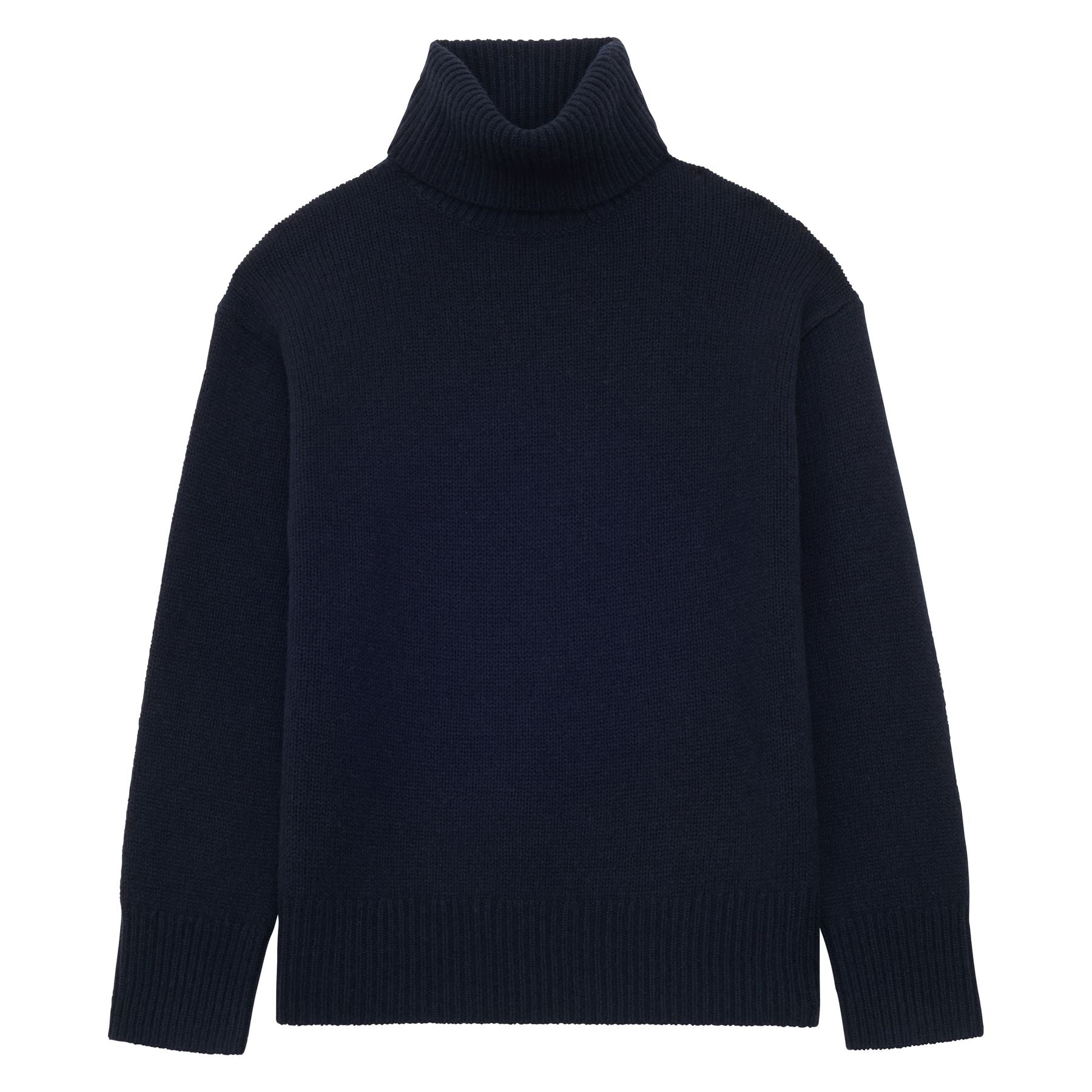 Aiden, maglione dolcevita in lana e cashmere Blu navy