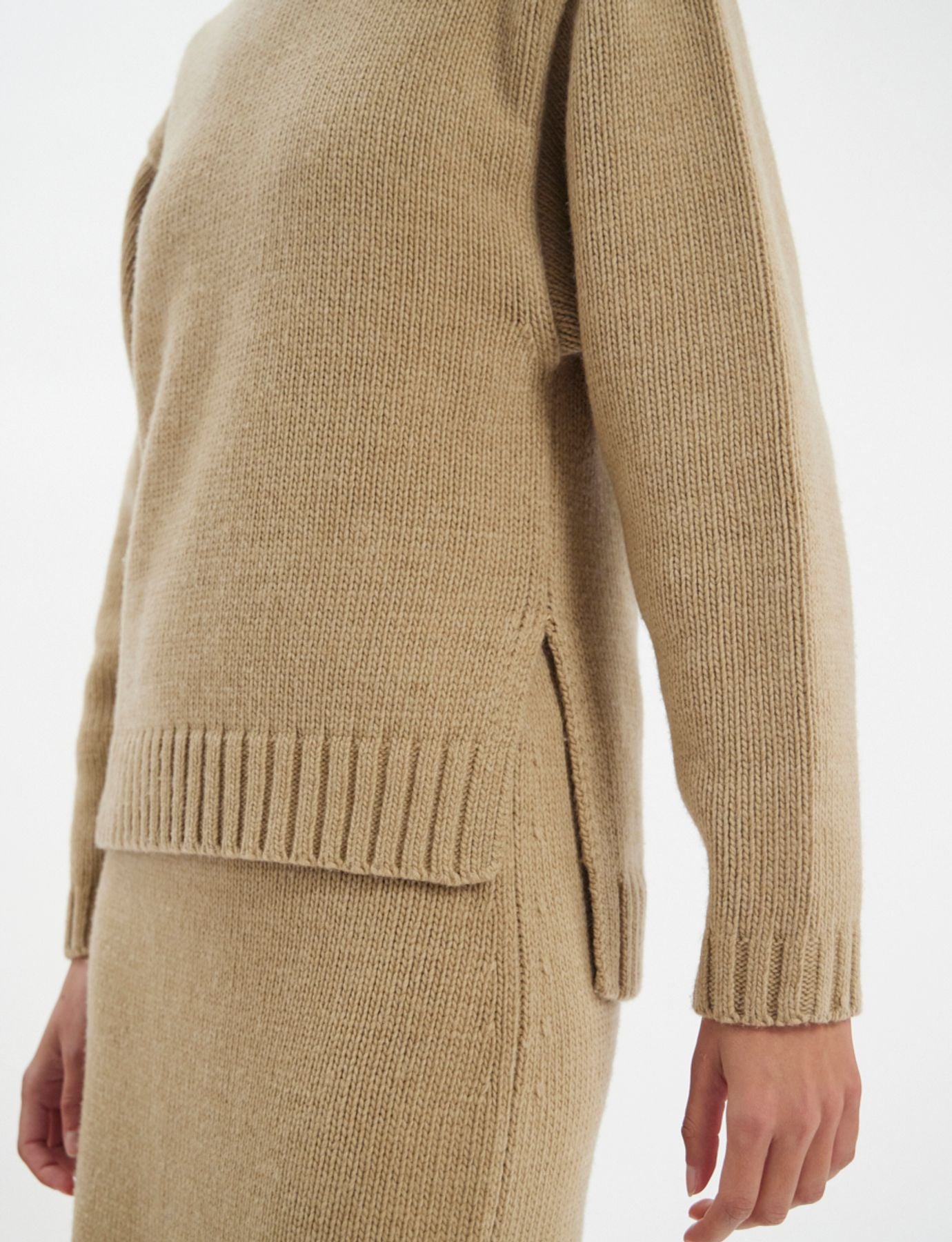 Maglione Paulin in lana color cammello