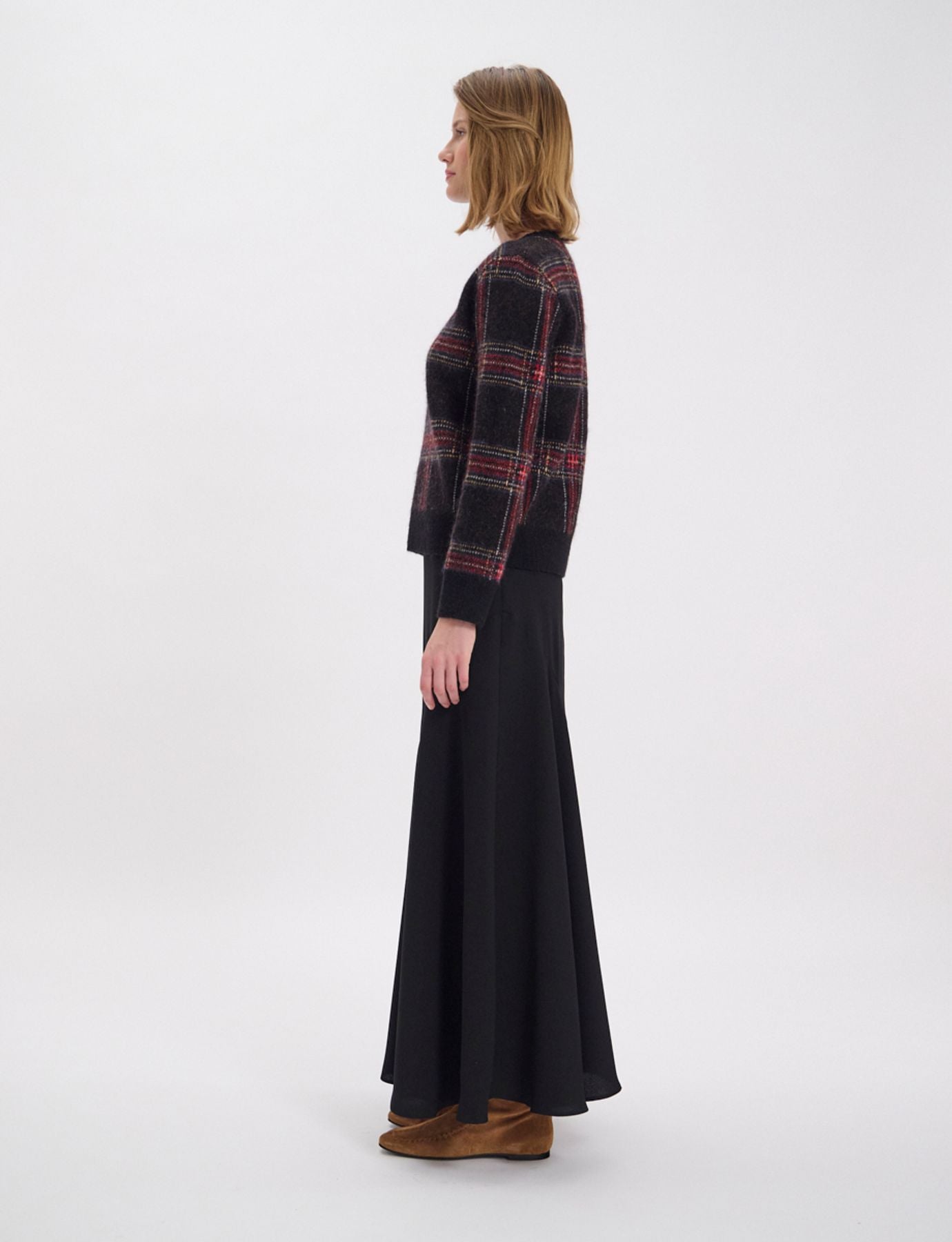 Maglia jacquard nera Ulysse