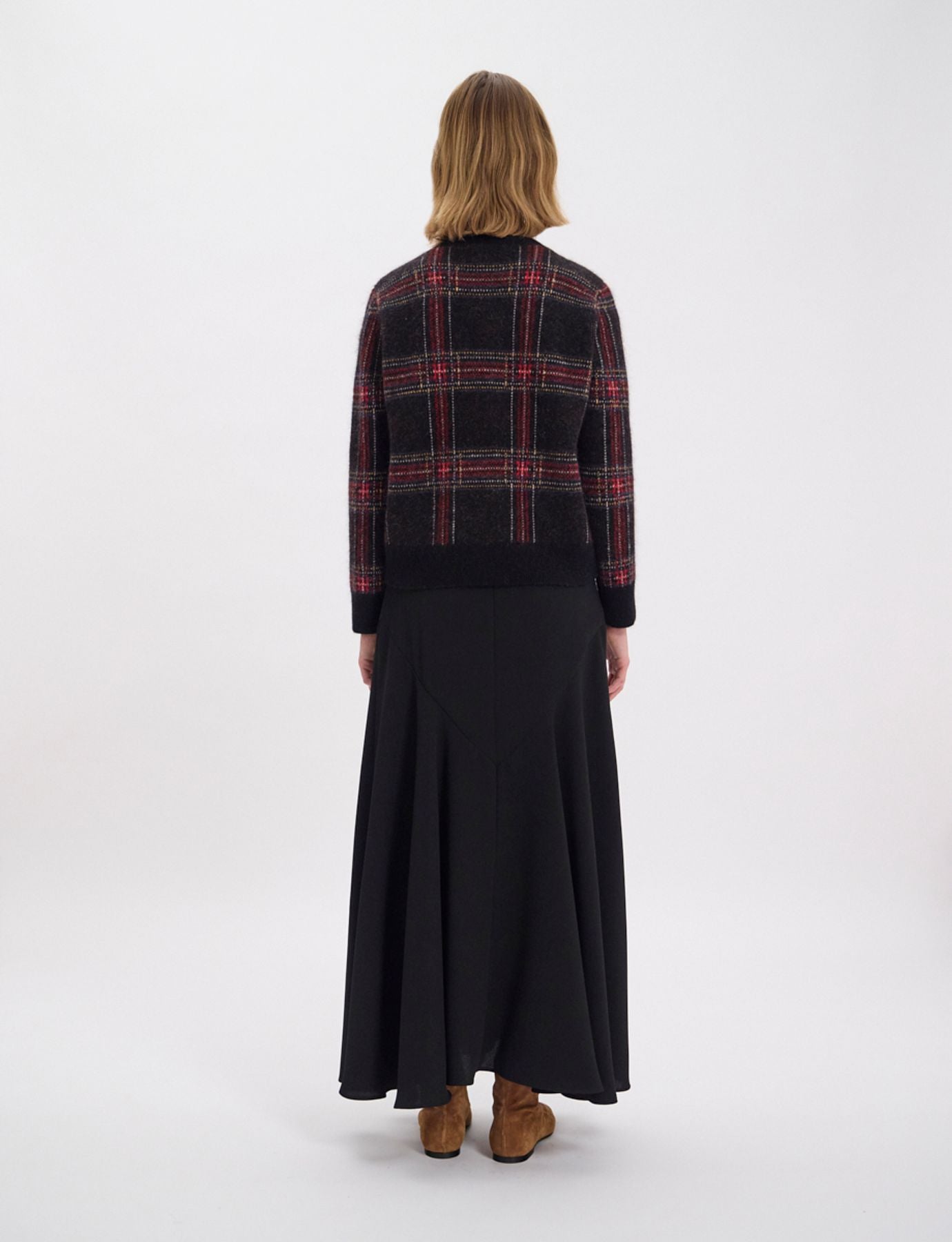 Maglia jacquard nera Ulysse