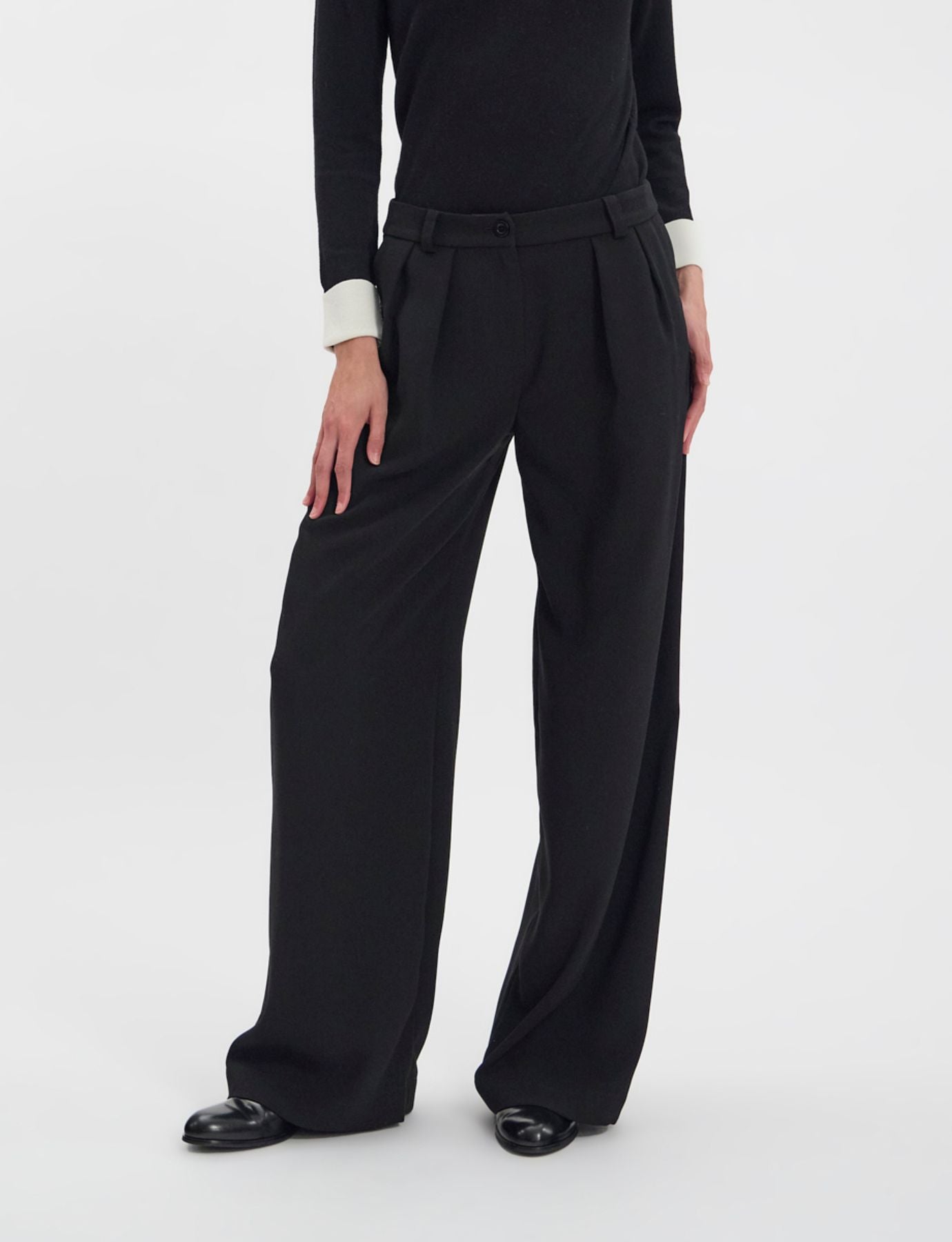 Pantaloni neri Luciano