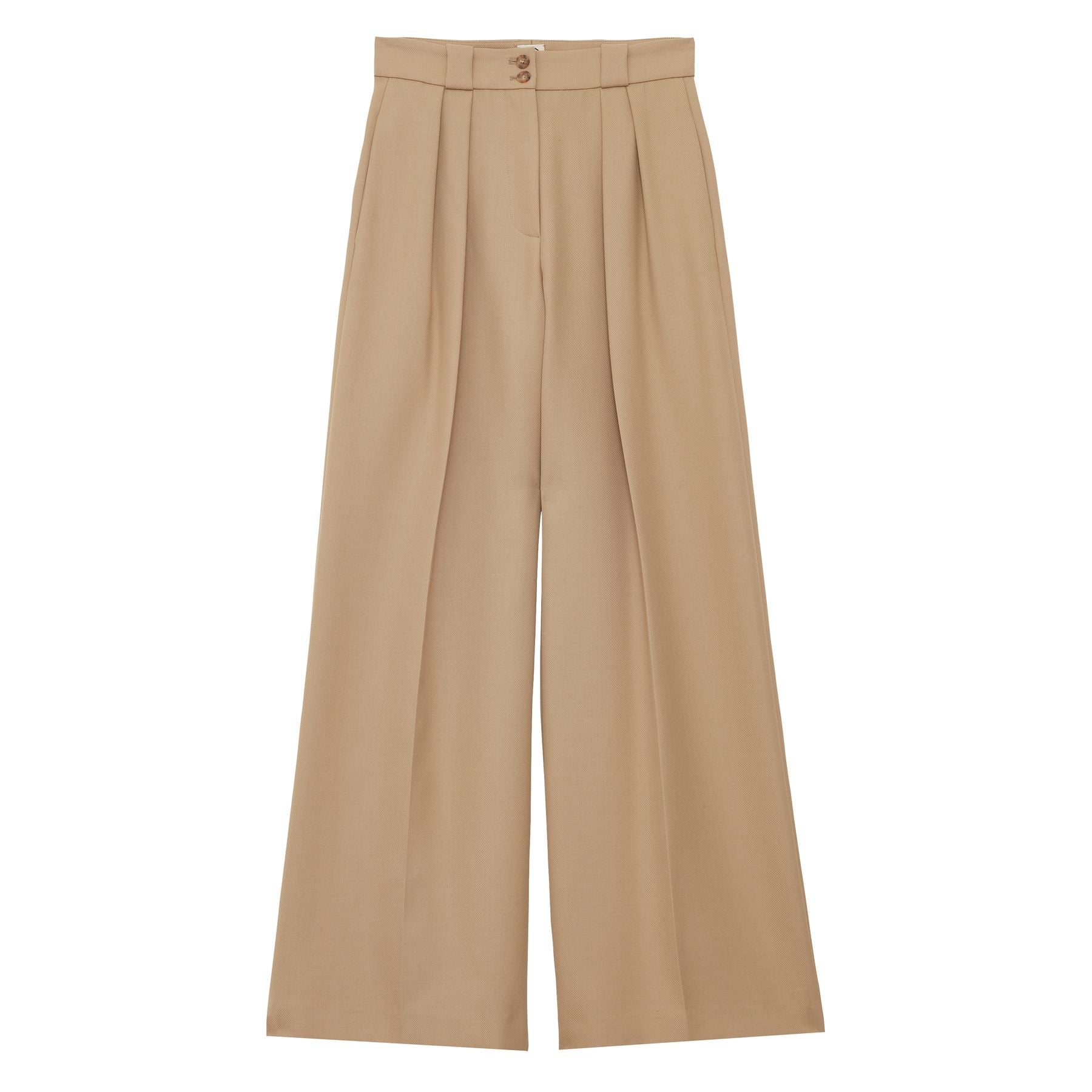 Pantaloni beige Marlène