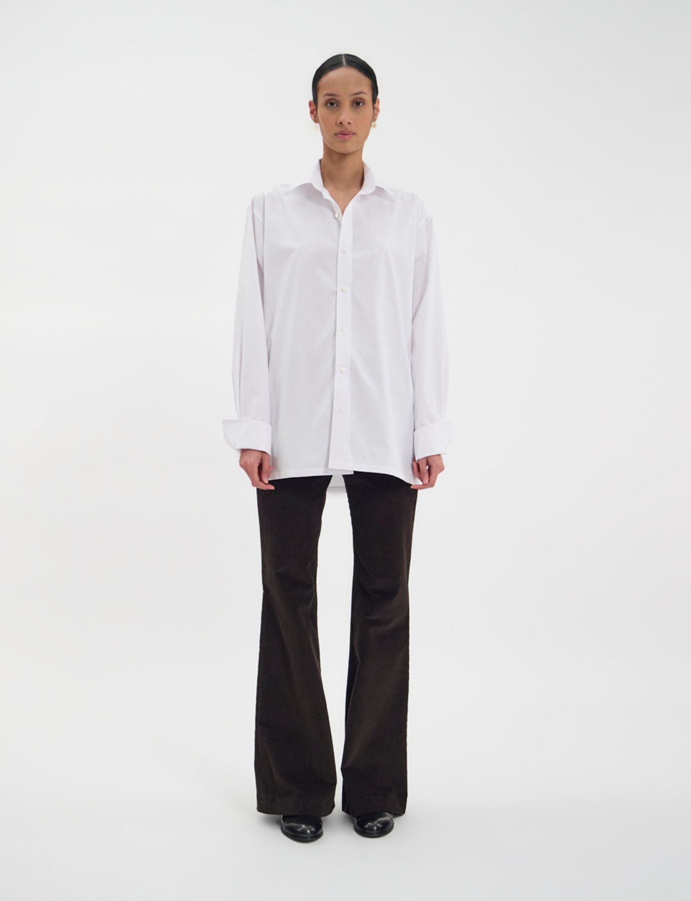 Camicia bianca in cotone Nova