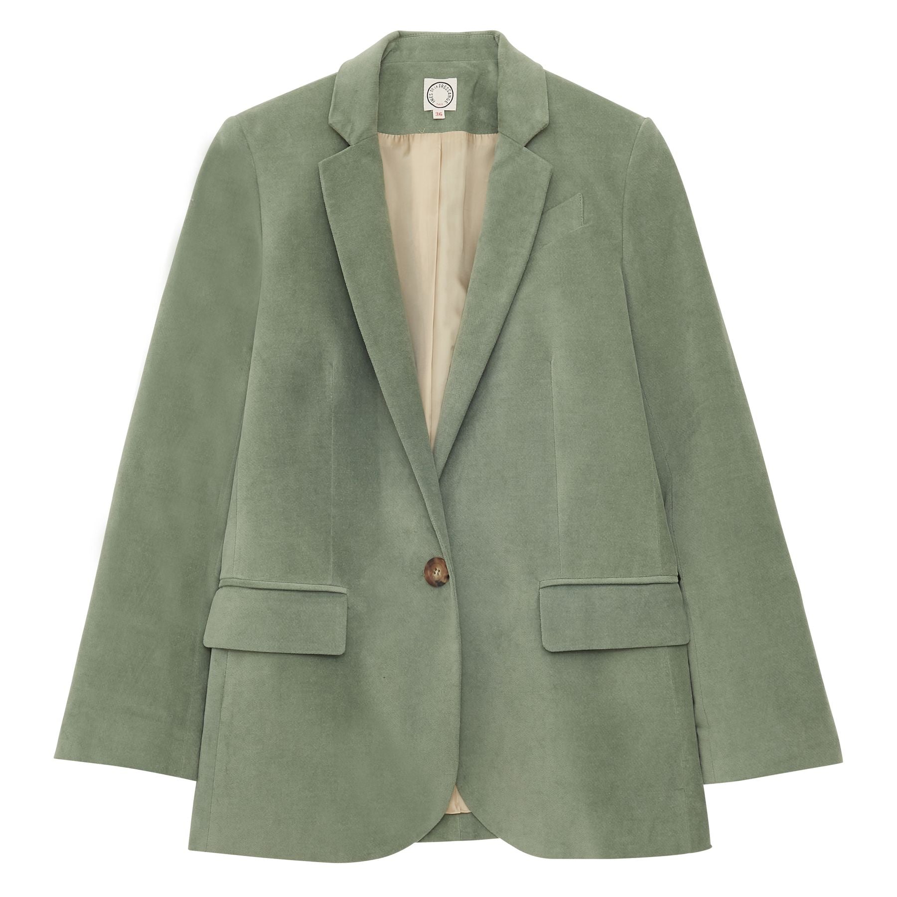 Giacca Bruna verde menta
